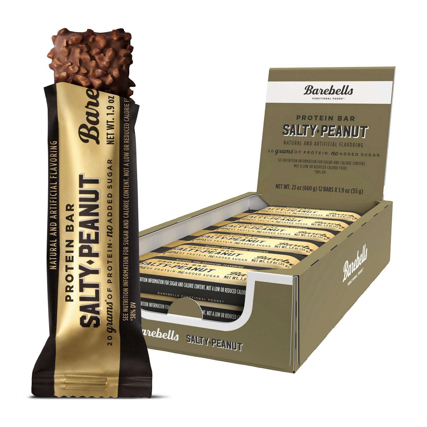 Protein Bar - Salty Peanut (12 Bars)
