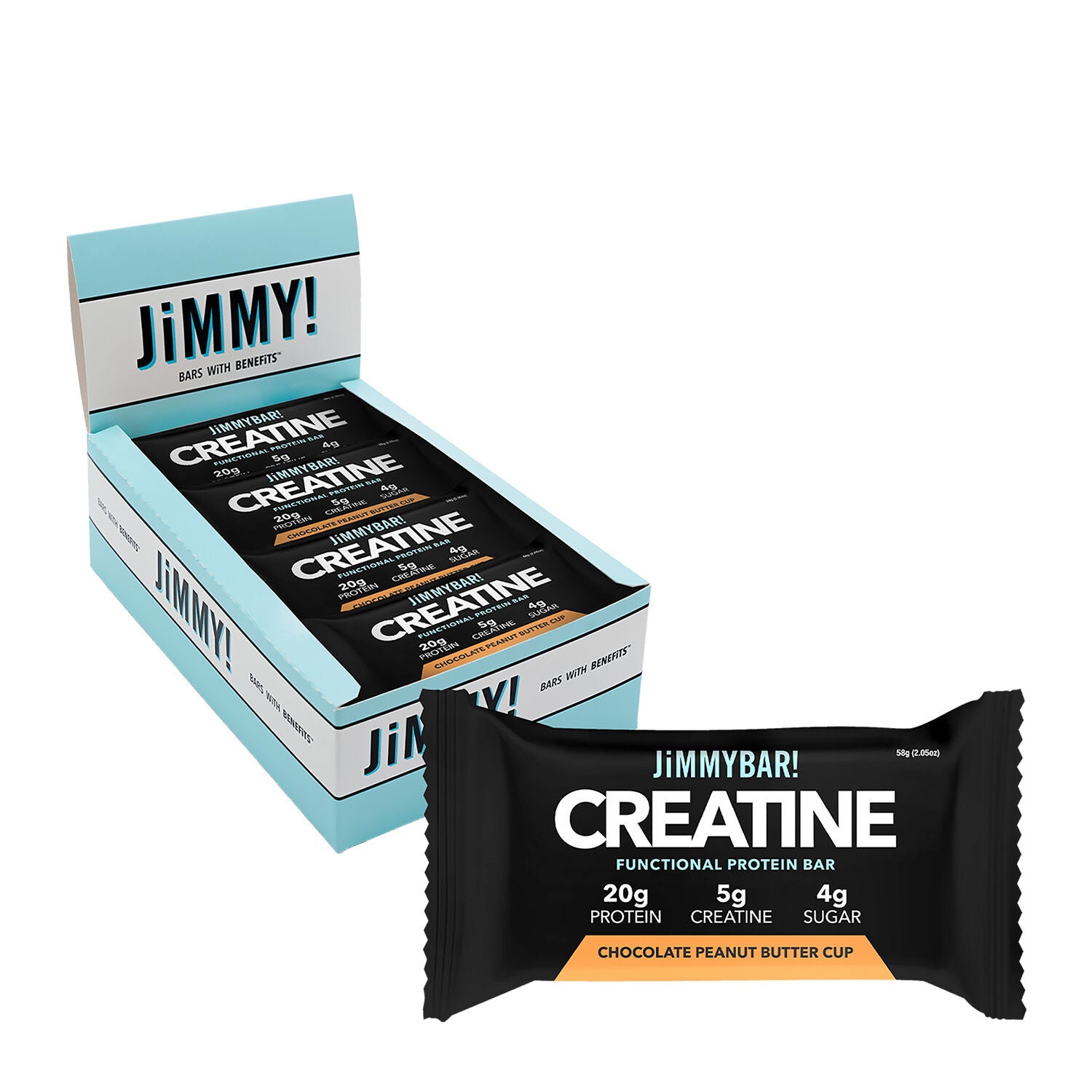 Creatine Functional Protein Bar - Chocolate Peanut Butter (12 Pack)