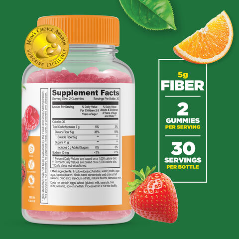 Kids Prebiotic Fiber - 60 Gummies &#40;30 Servings&#41;  | GNC