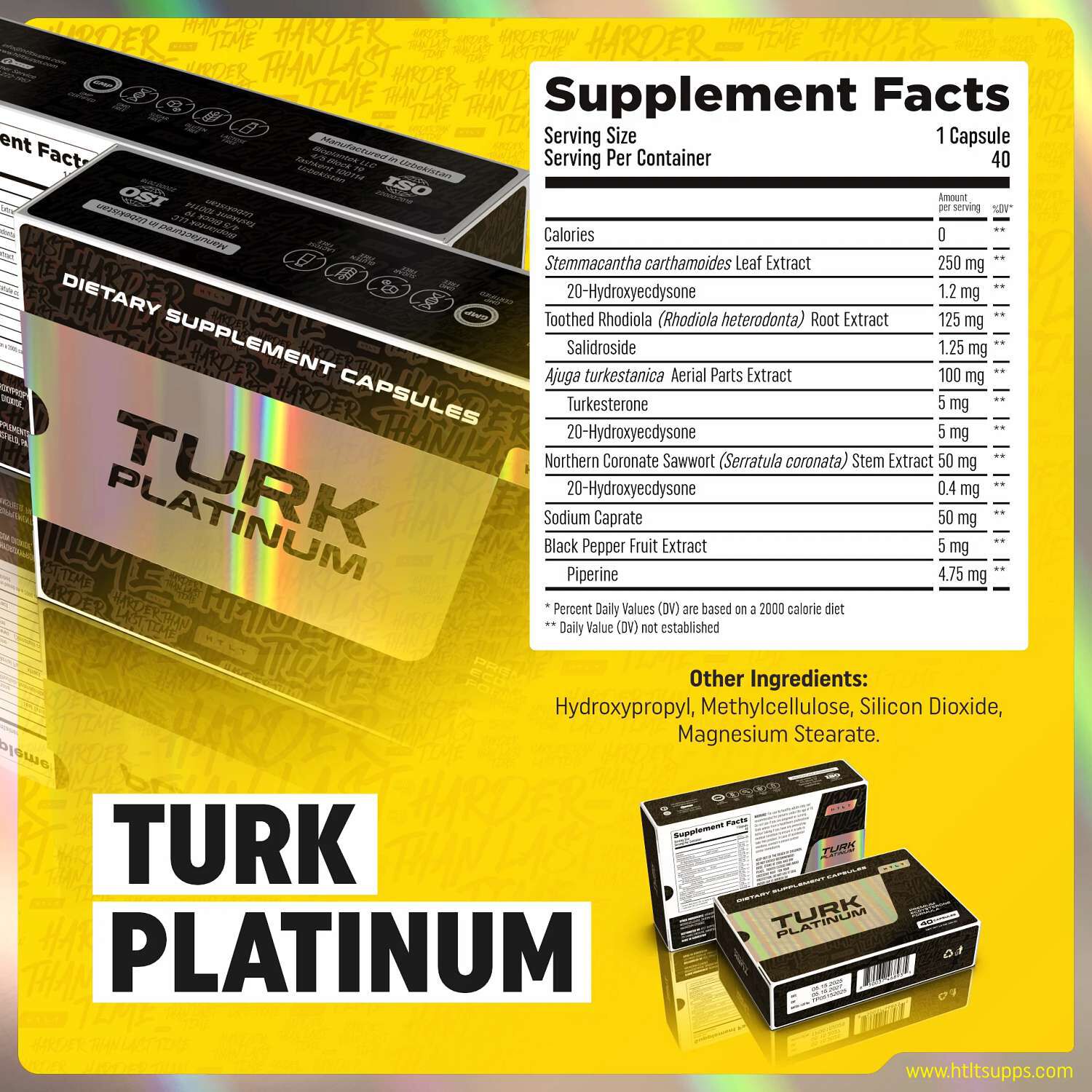 Turk Platinum (40 Capsules)
