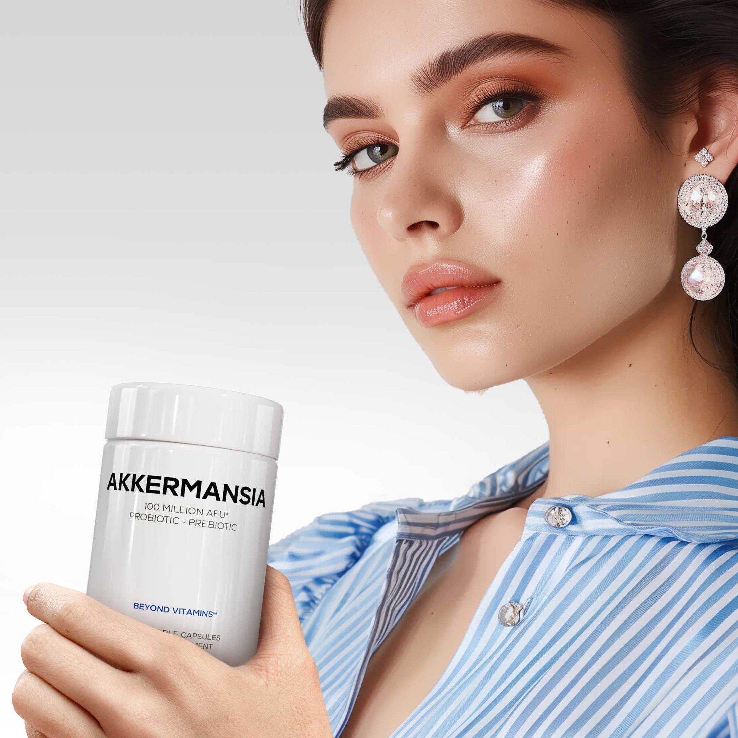Akkermansia Probiotic - Prebiotic - 30 Vegtable Capsules (30 Servings)  | GNC