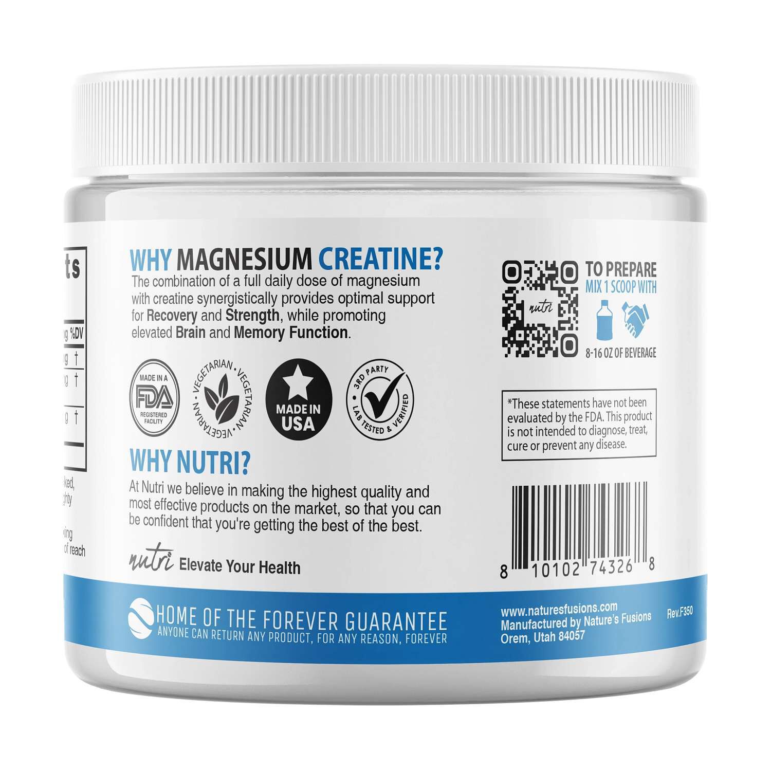 Magnesium Creatine (30 Servings)