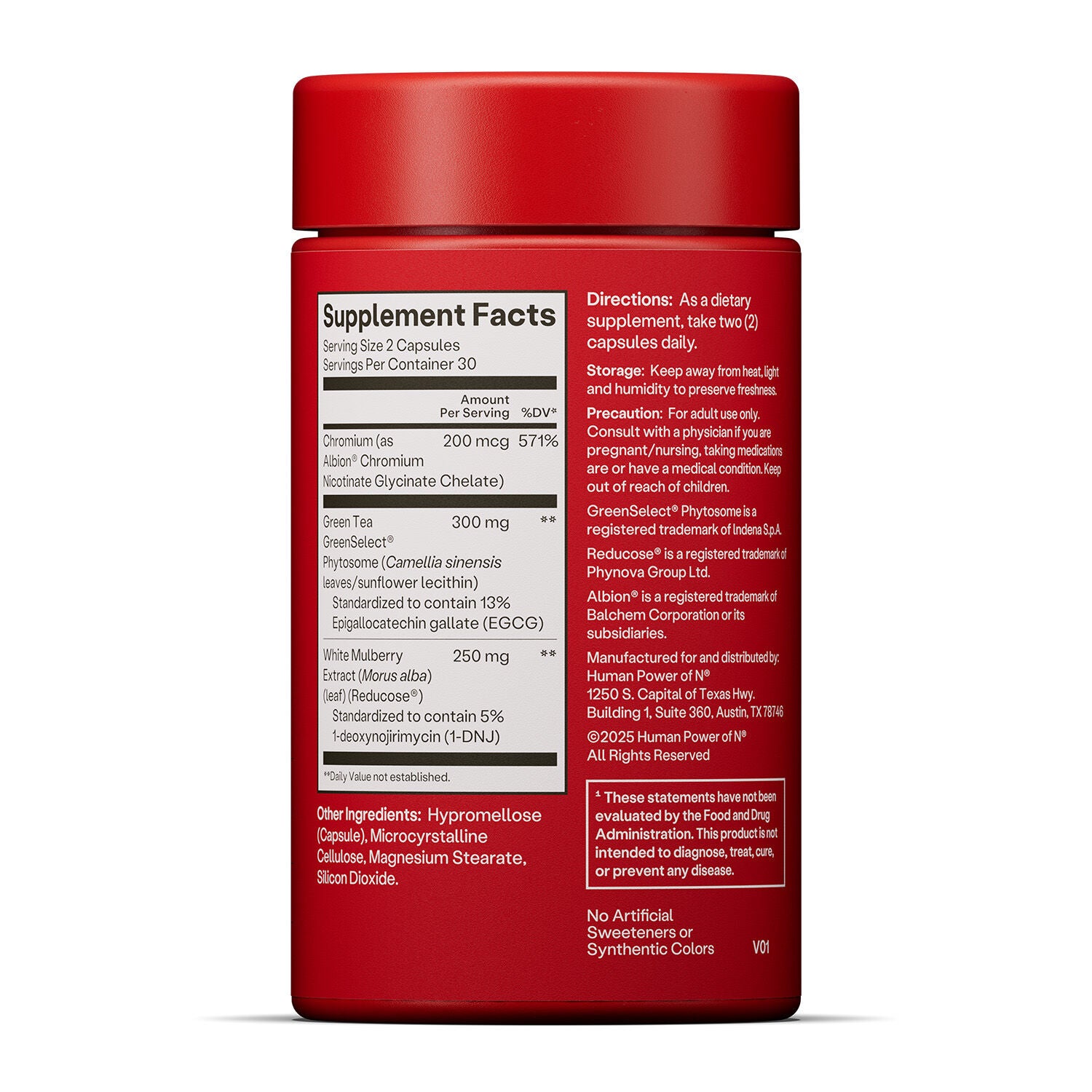 Humann Metabolic Health Daily Back