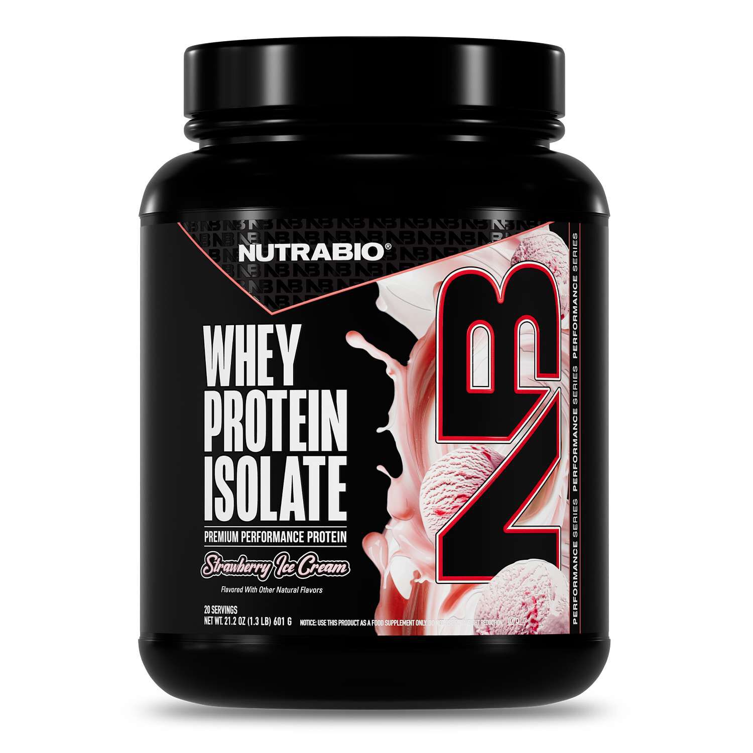 Whey Protein Isolate - Strawberry Ice Cream (20 Servings)