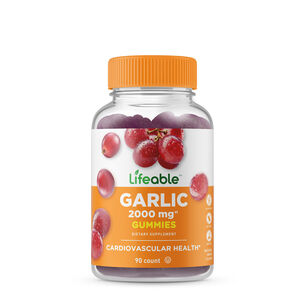 Garlic Gummies - Grape - 60 Count &#40;30 Servings&#41;  | GNC