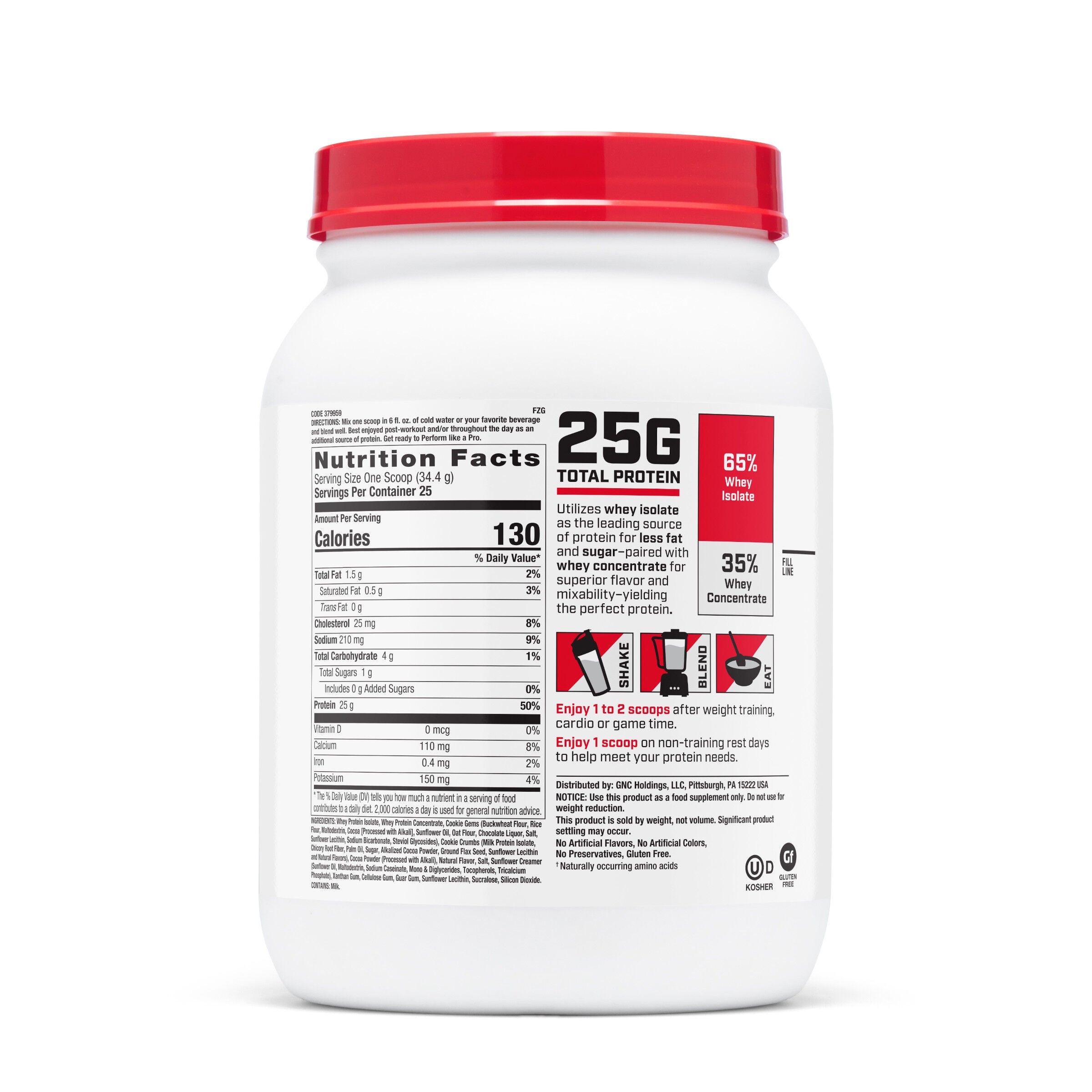 100% Whey 2.0 - Cookies & Cream (25 Servings)