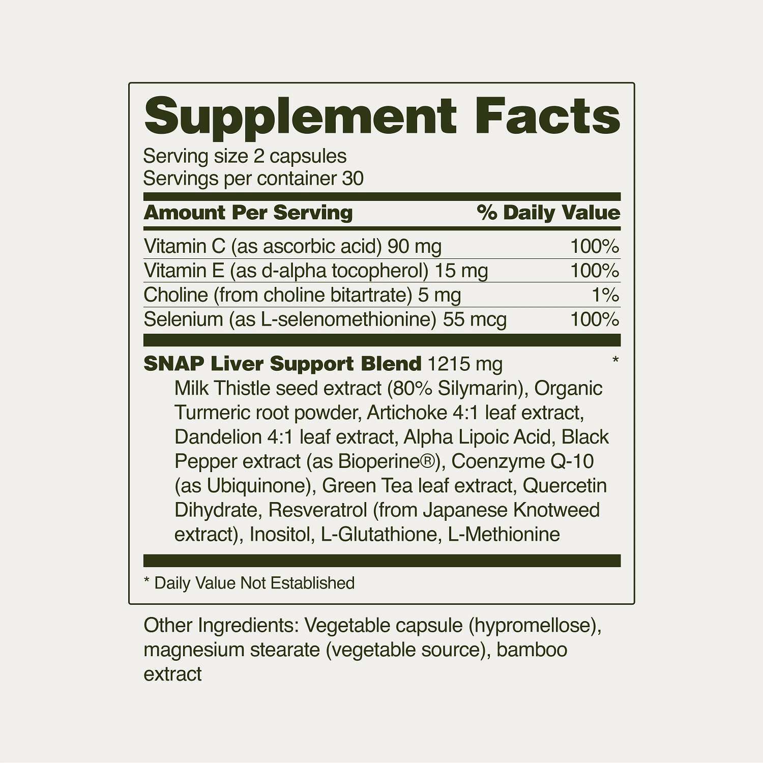 Liver Health & Detox - 60 Capsules (30 Servings)