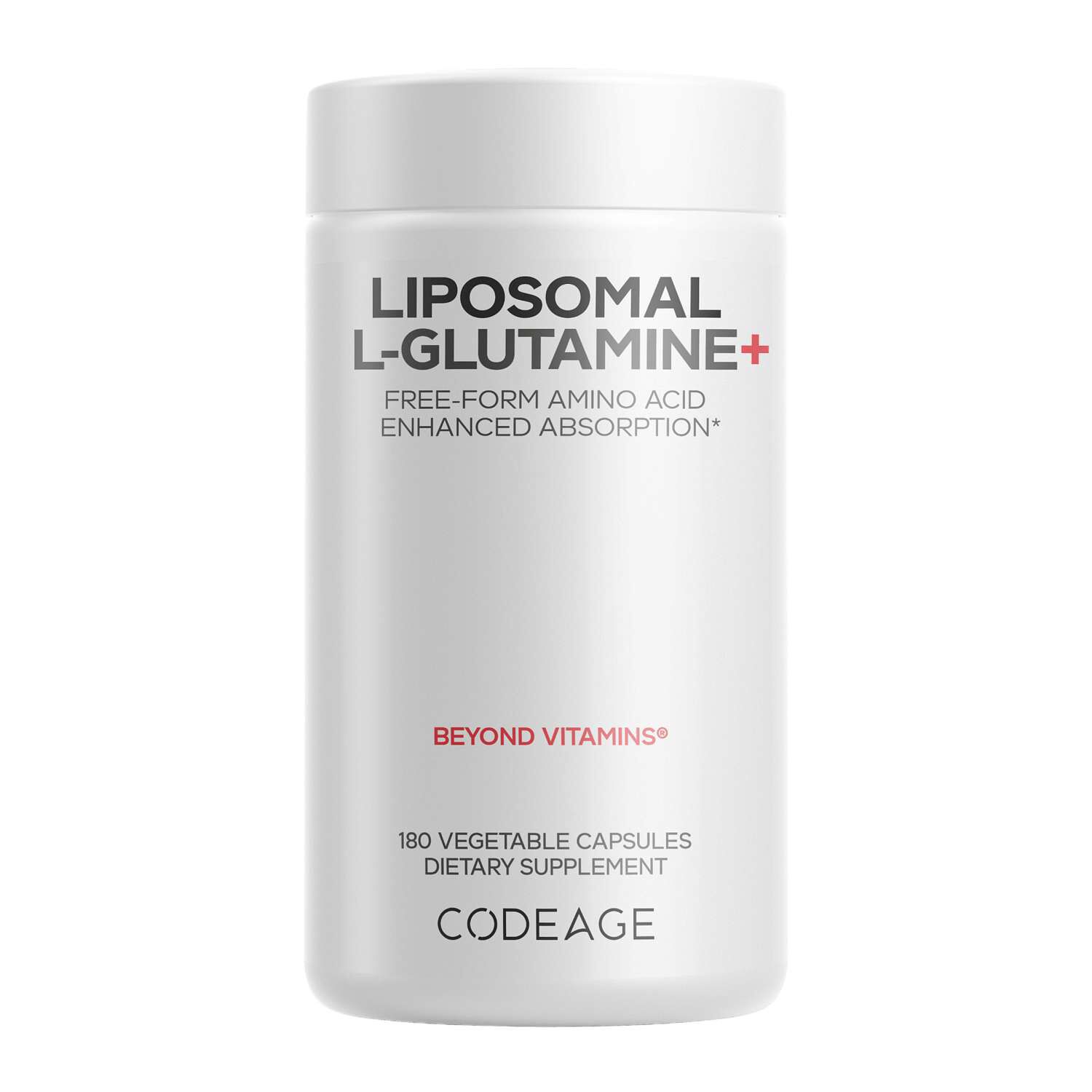 Liposomal L-Glutamine+ - 180 Capsules (90 Servings)  | GNC