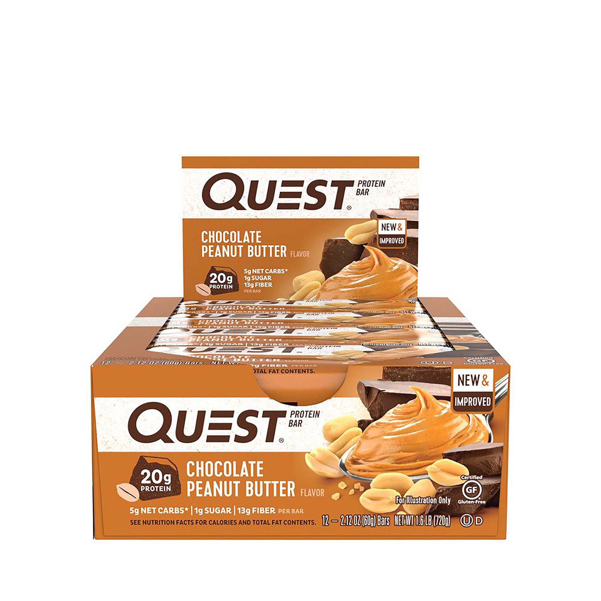 Quest Quest Bar Chocolate Peanut Butter Gnc