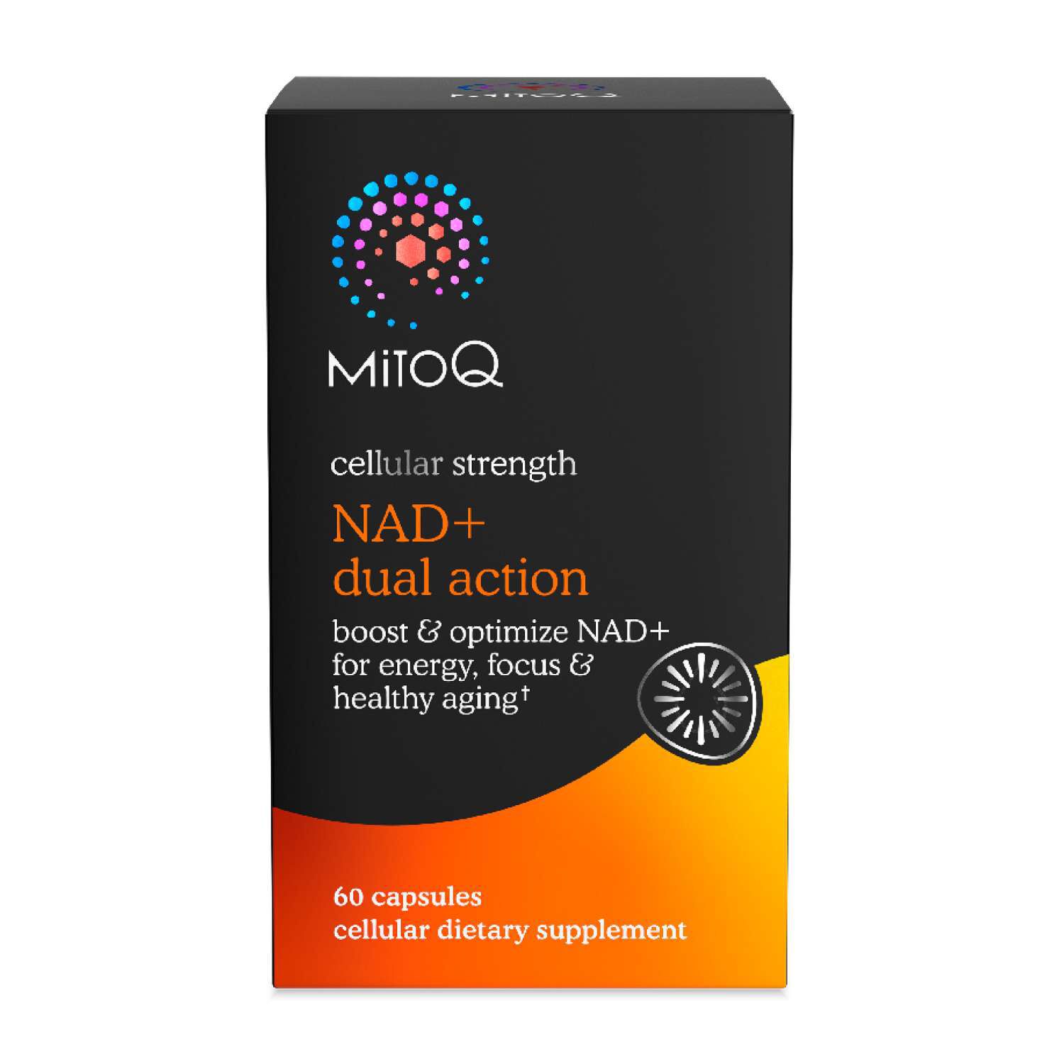 MitoQ NAD+ Dual Action - 60 Capsules (30 Servings)  | GNC