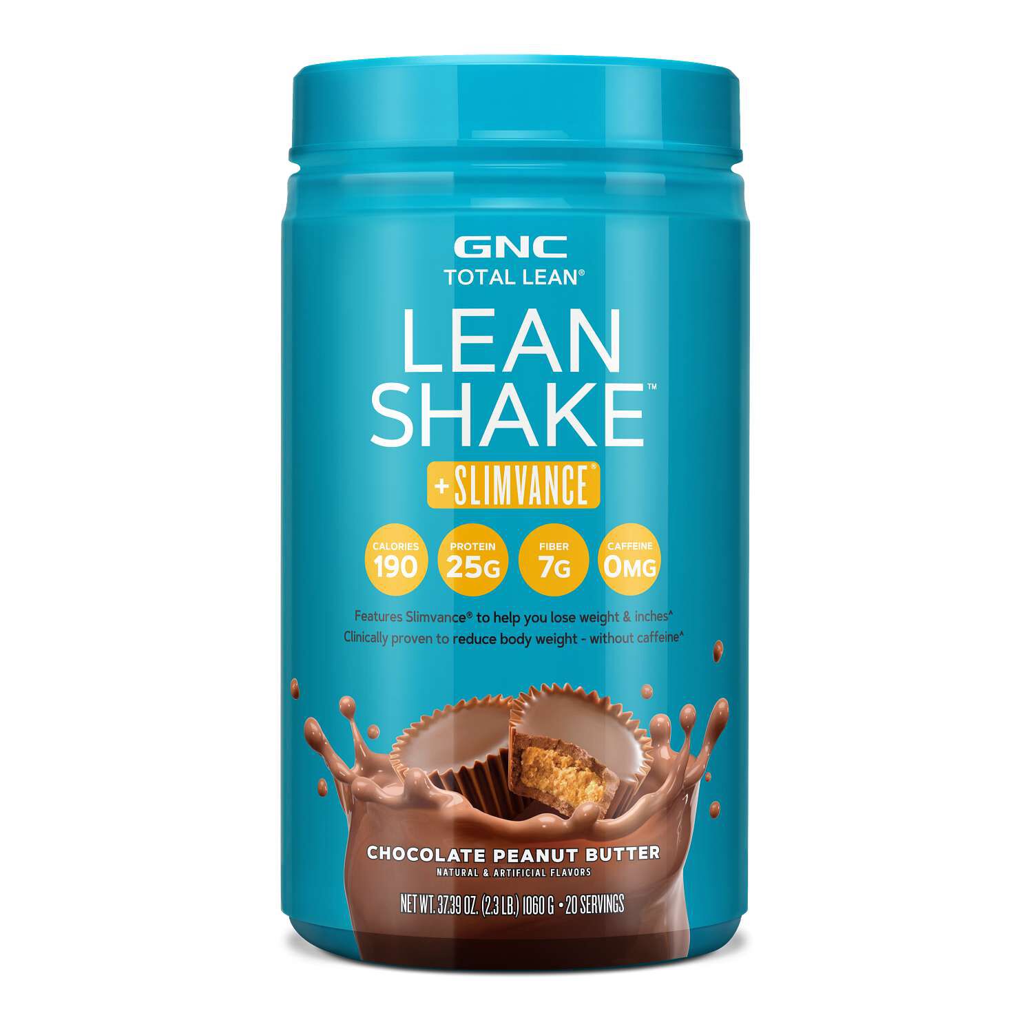 Lean Shake™ + Slimvance® Caffeine Free - Chocolate Peanut Butter (20 Servings) Chocolate Peanut Butter | GNC