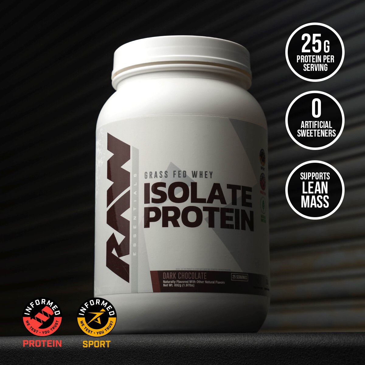 Isolate Protein - Dark Chocolate (25 Servings)