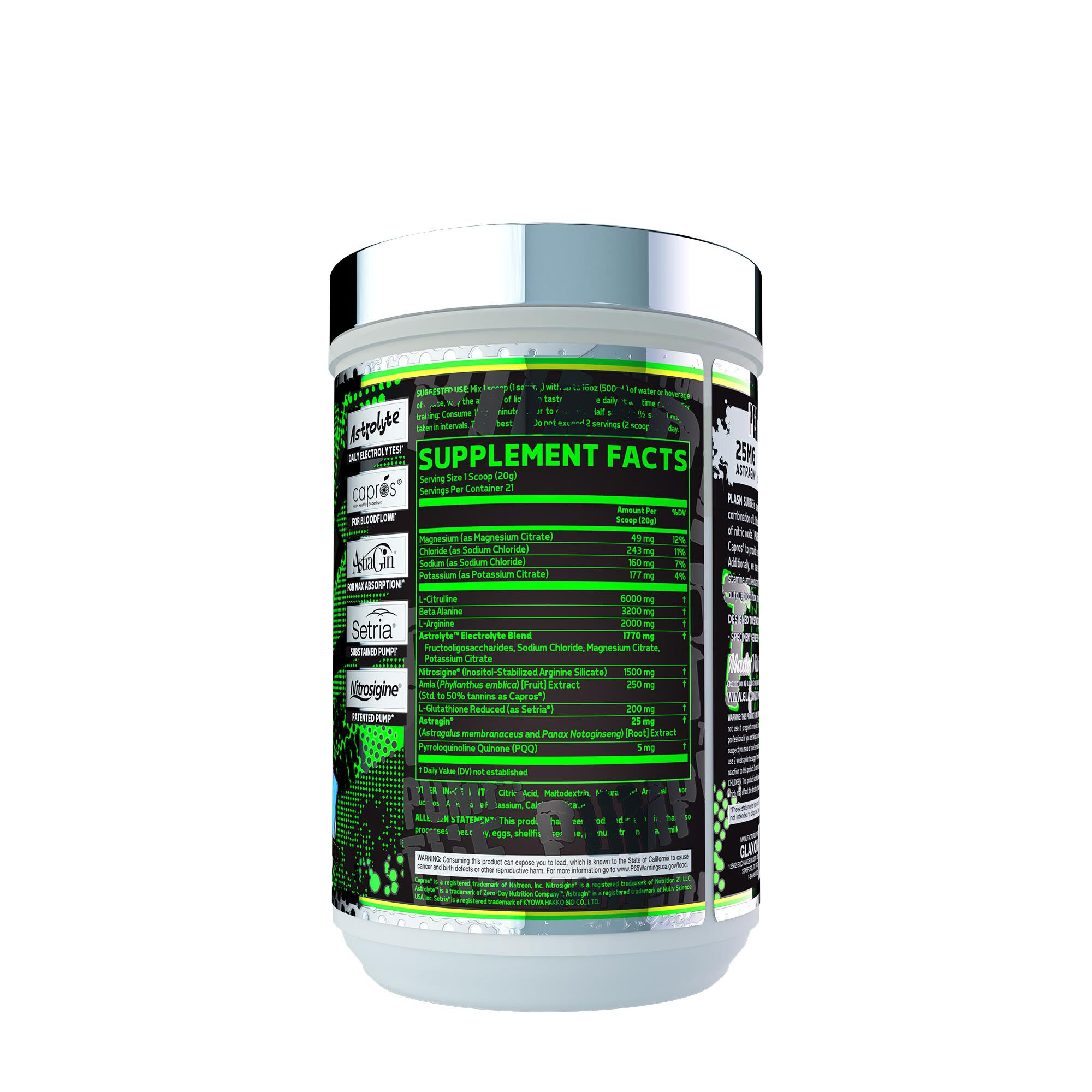 Plasm Surge Non-Stim Pre-Workout