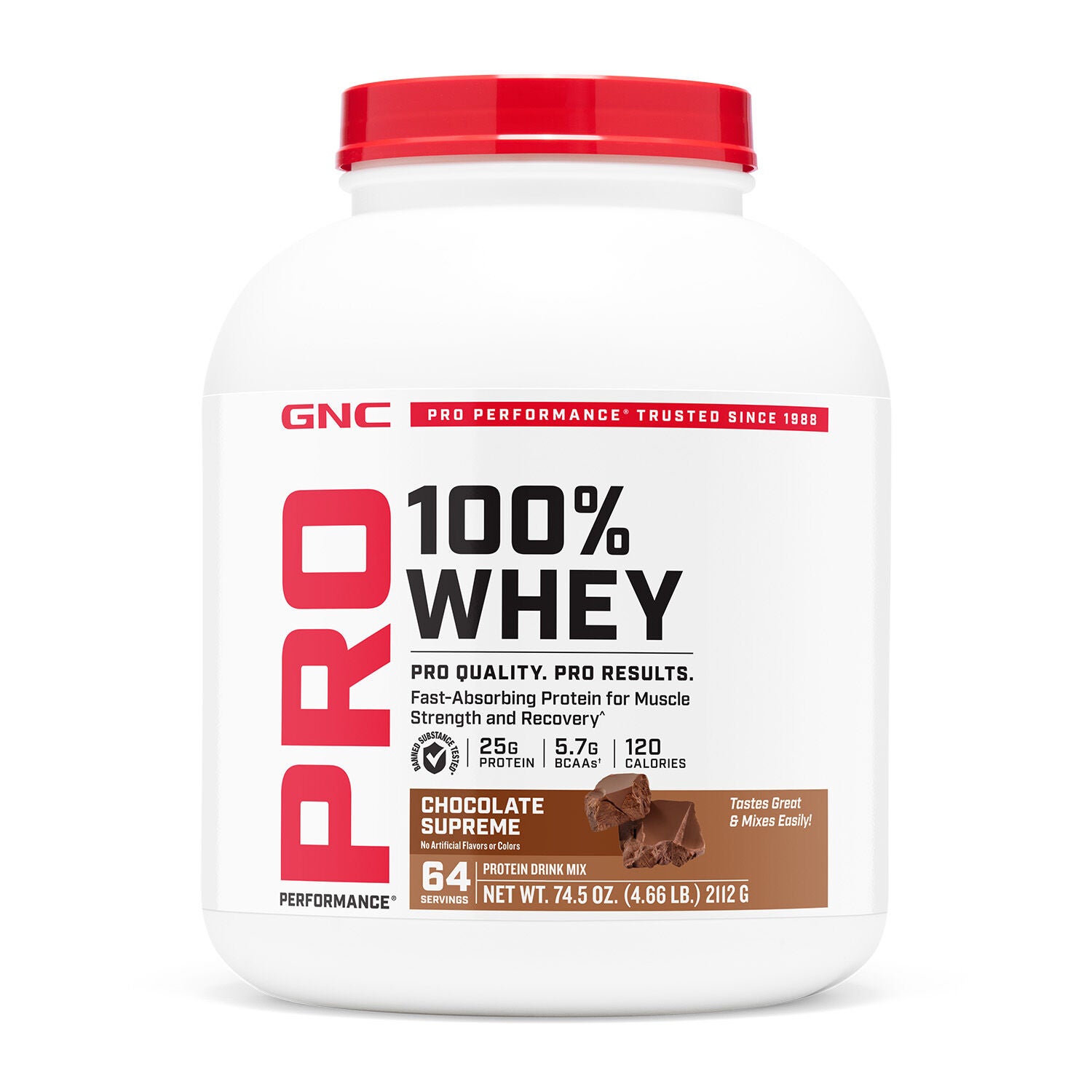 100% Whey 2.0 - Chocolate Supreme &#40;64 Servings&#41;  | GNC