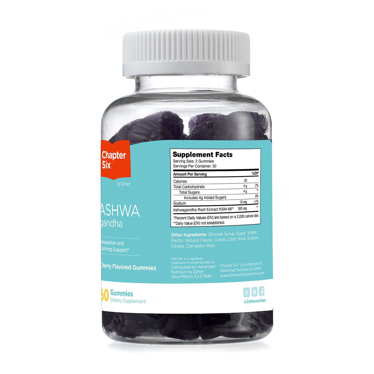 Ashwagandha Supplement - 60 Gummies (30 Servings)  | GNC