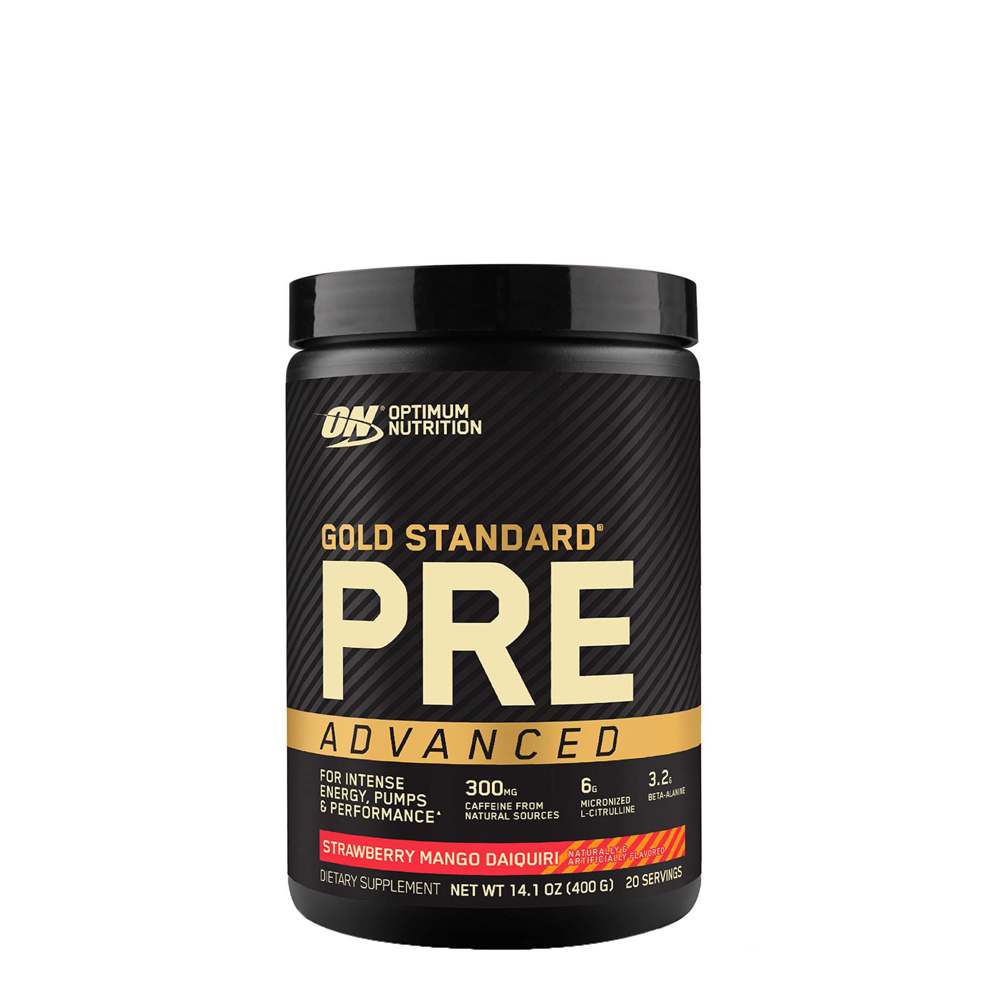 Gold Standard® Pre Advanced - Strawberry Mango Daiquiri - 14.1 oz.
