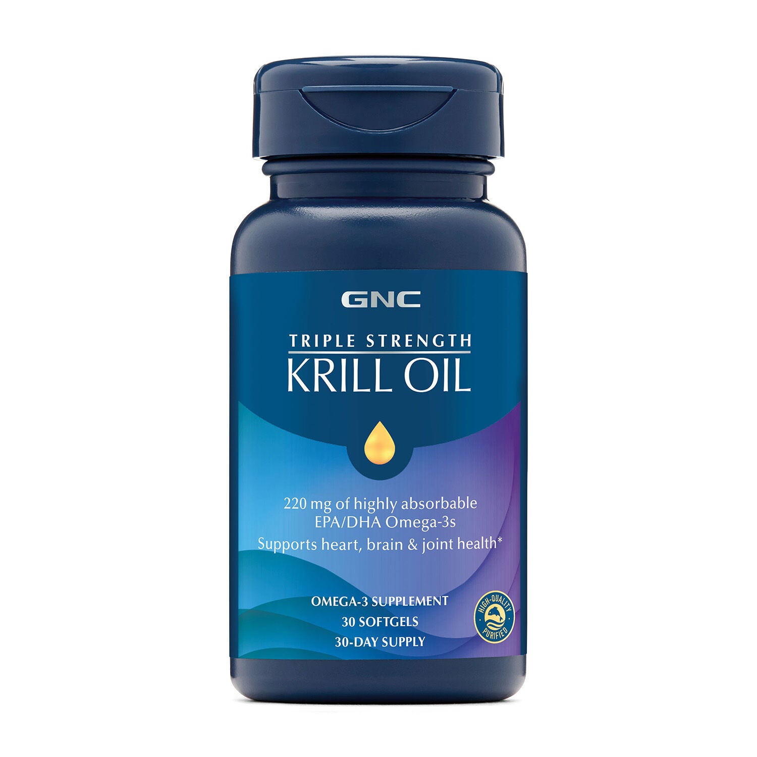 Triple Strength Krill Oil - 30 Softgels (30 Servings)  | GNC