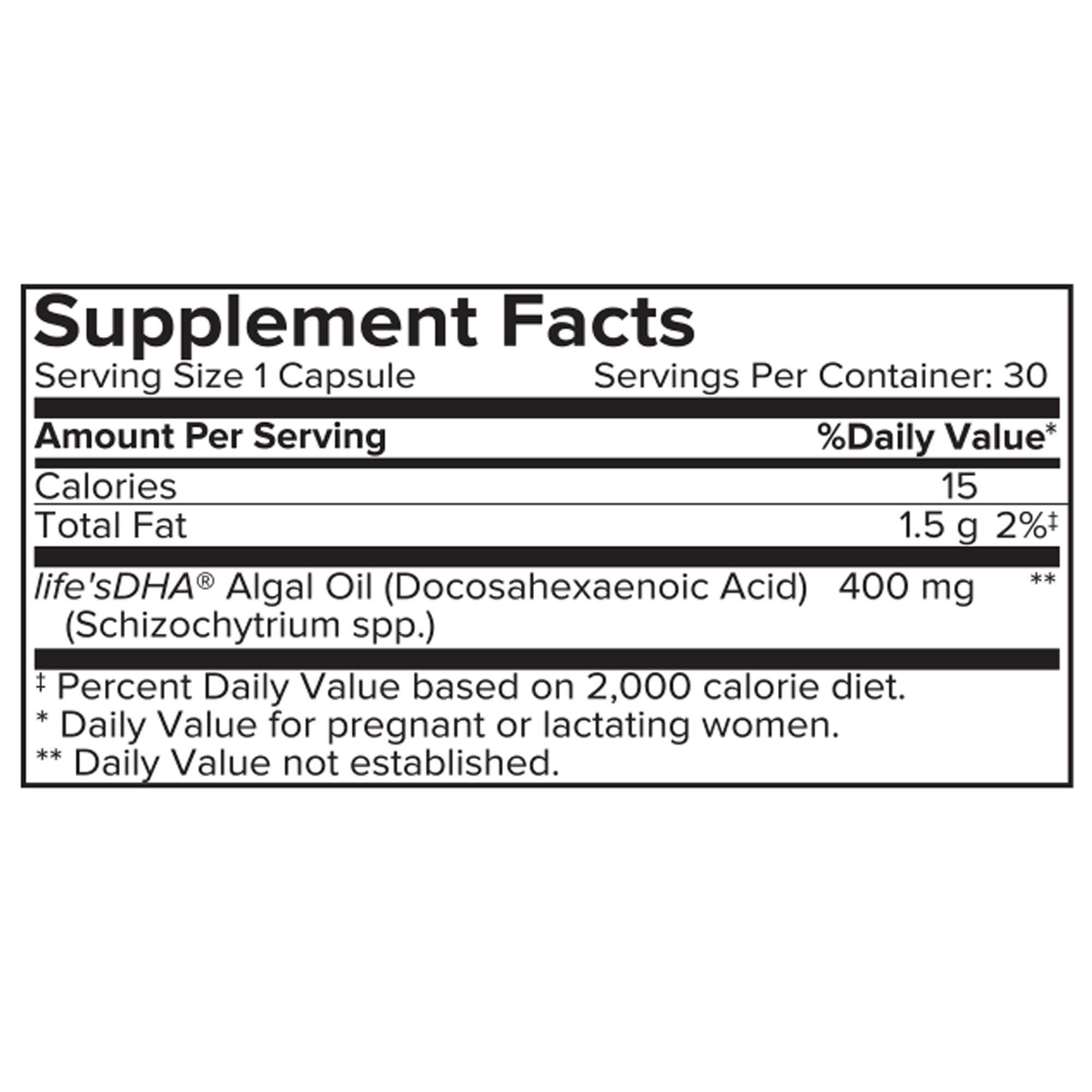 DHA Prenatal - 30 Capsules (30 Servings)  | GNC