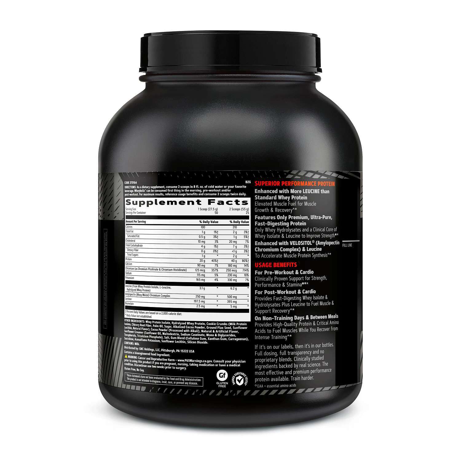GNC AMP - Wheybolic™ - Chocolate Mint (25 Servings) | GNC