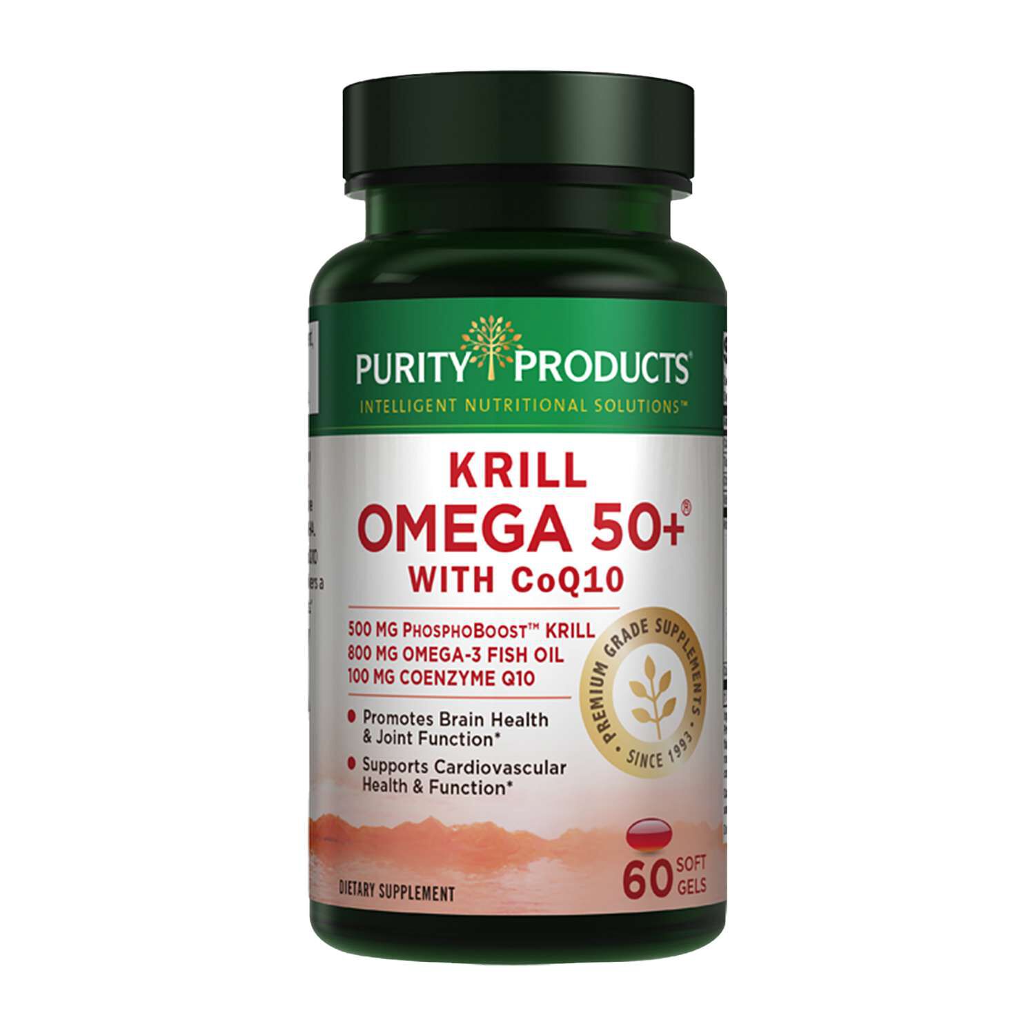 Krill Omeg50+ With Coq10 - 60 Softgels (30 Servings)  | GNC