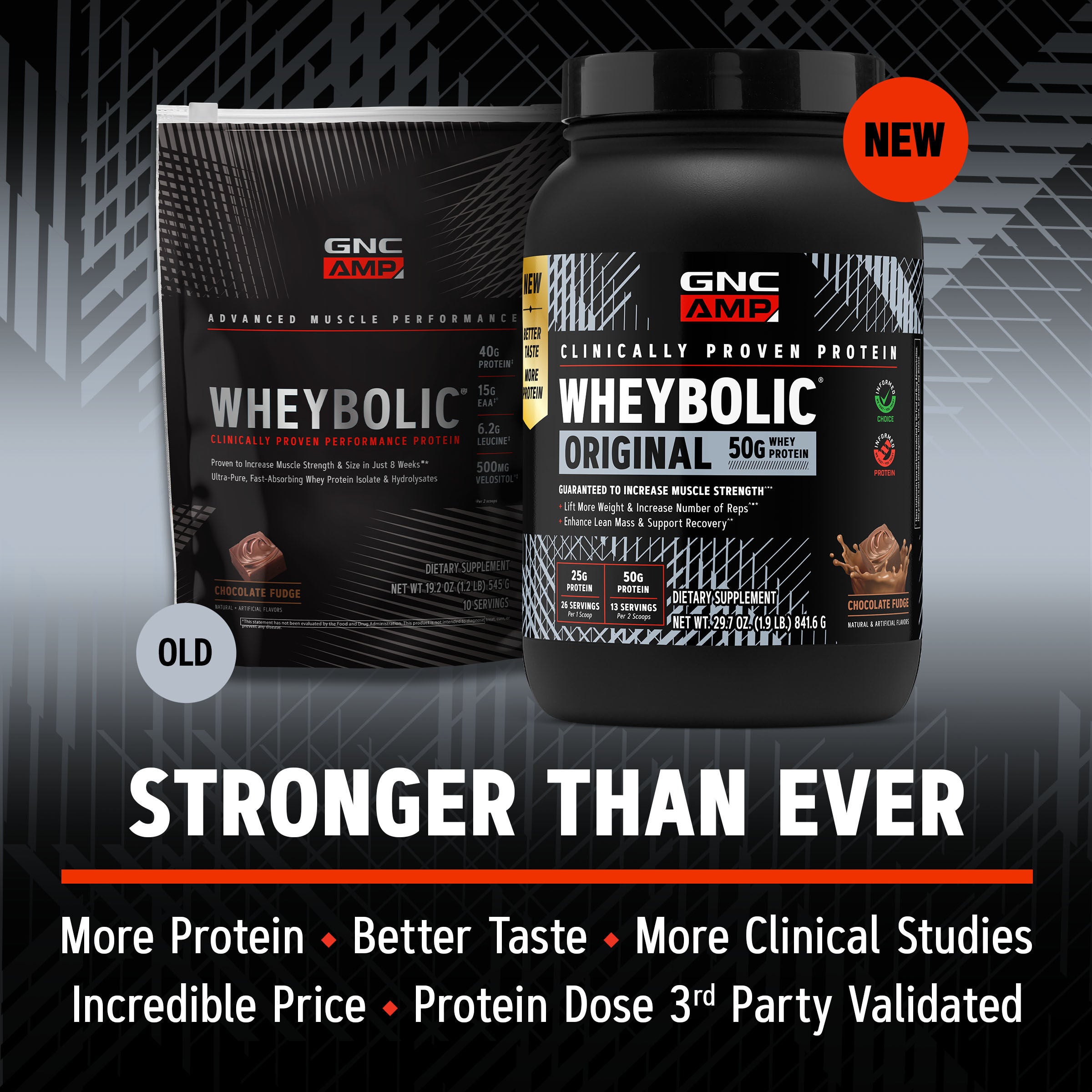 New Wheybolic - Chocolate Fudge (26 Servings) Chocolate Fudge | GNC