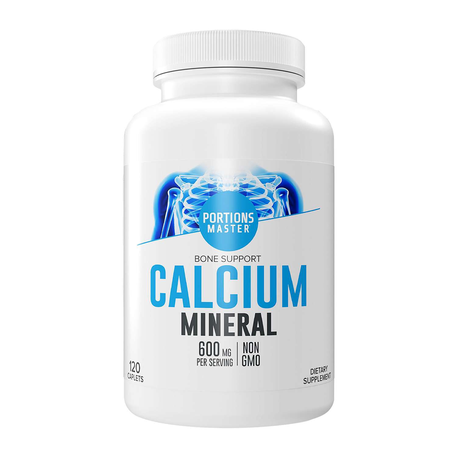 Calcium Mineral - 120 Caplets (120 Servings)  | GNC