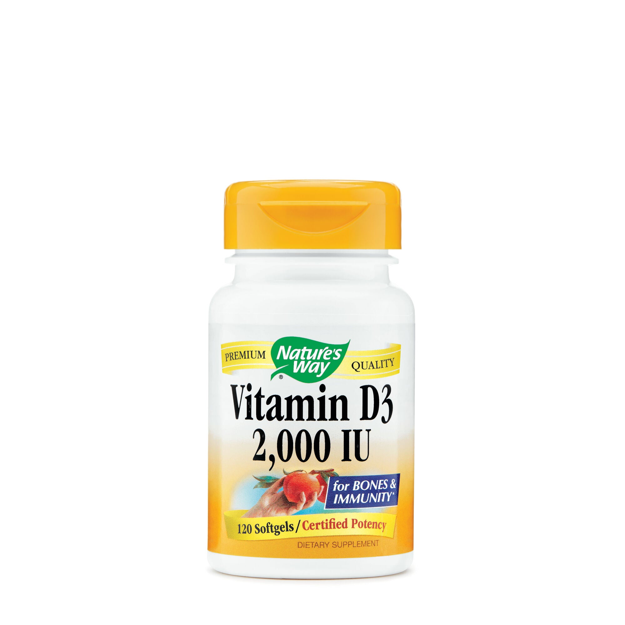 Nature S Way Vitamin D3 2 000 Iu Gnc