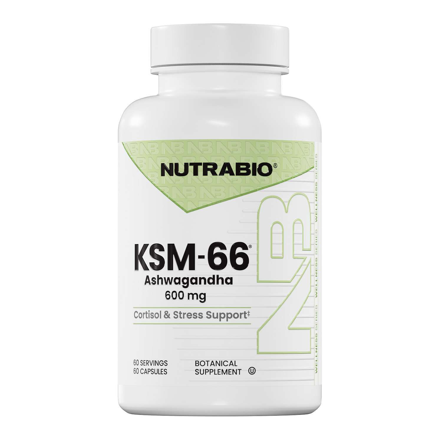 KSM-66 Ashwagandha - 60 Capsules (60 Servings)  | GNC
