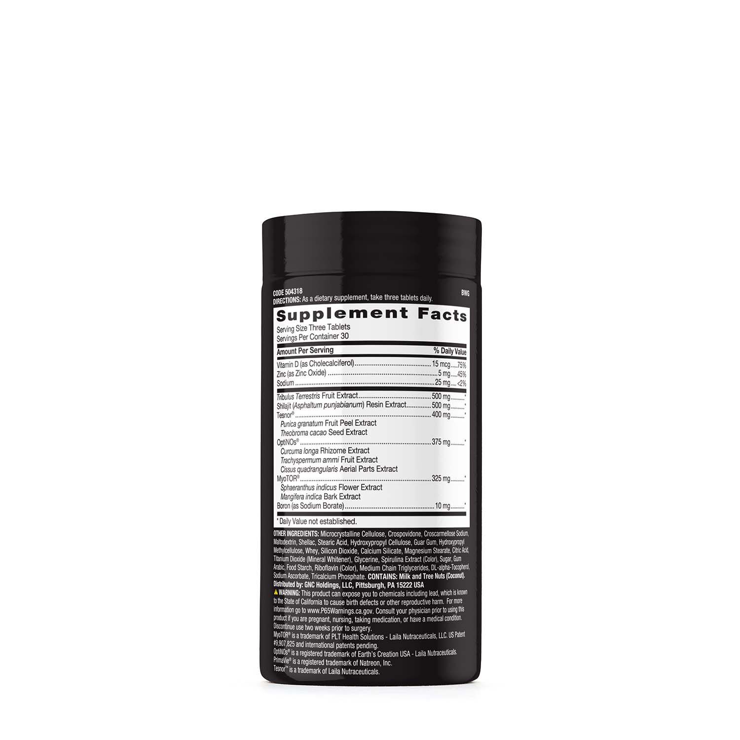 DTF Dynamic Testosterone Formula - 90 Tablets (30 Servings)  | GNC