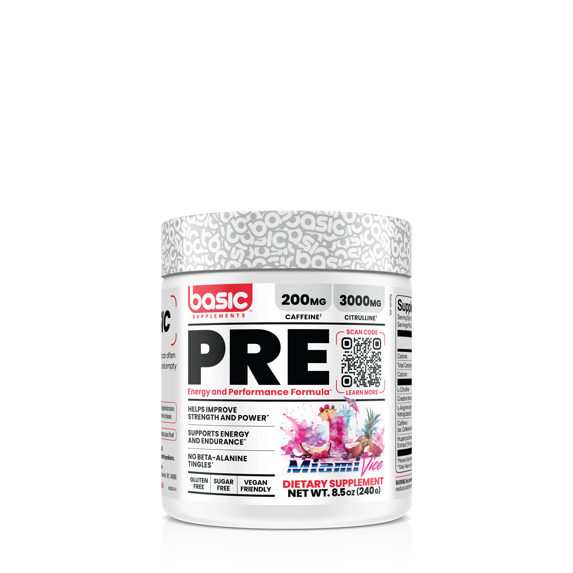 Pre-Workout - Miami Vice (30 Servings)  | GNC