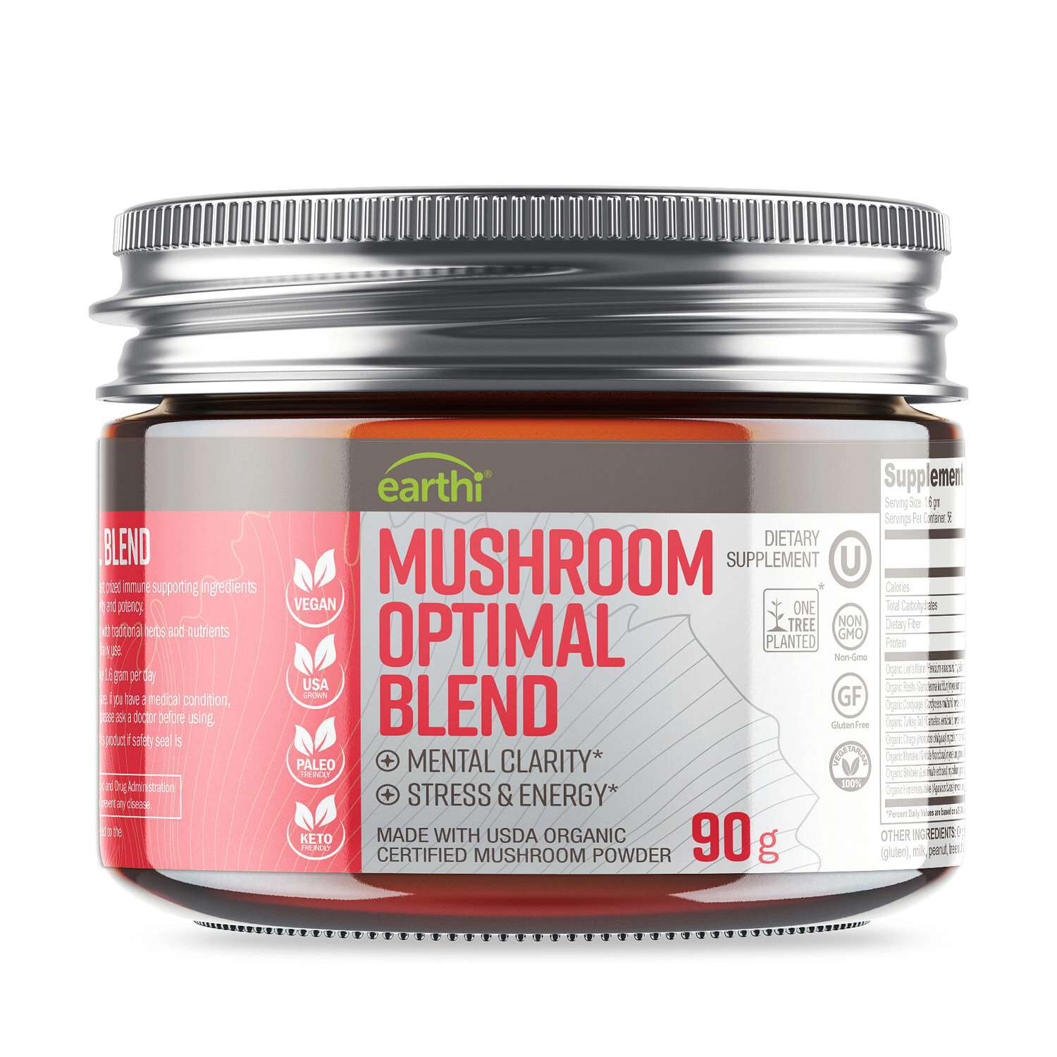 Mushroom Optimal Blend - 90g (56 Servings)  | GNC