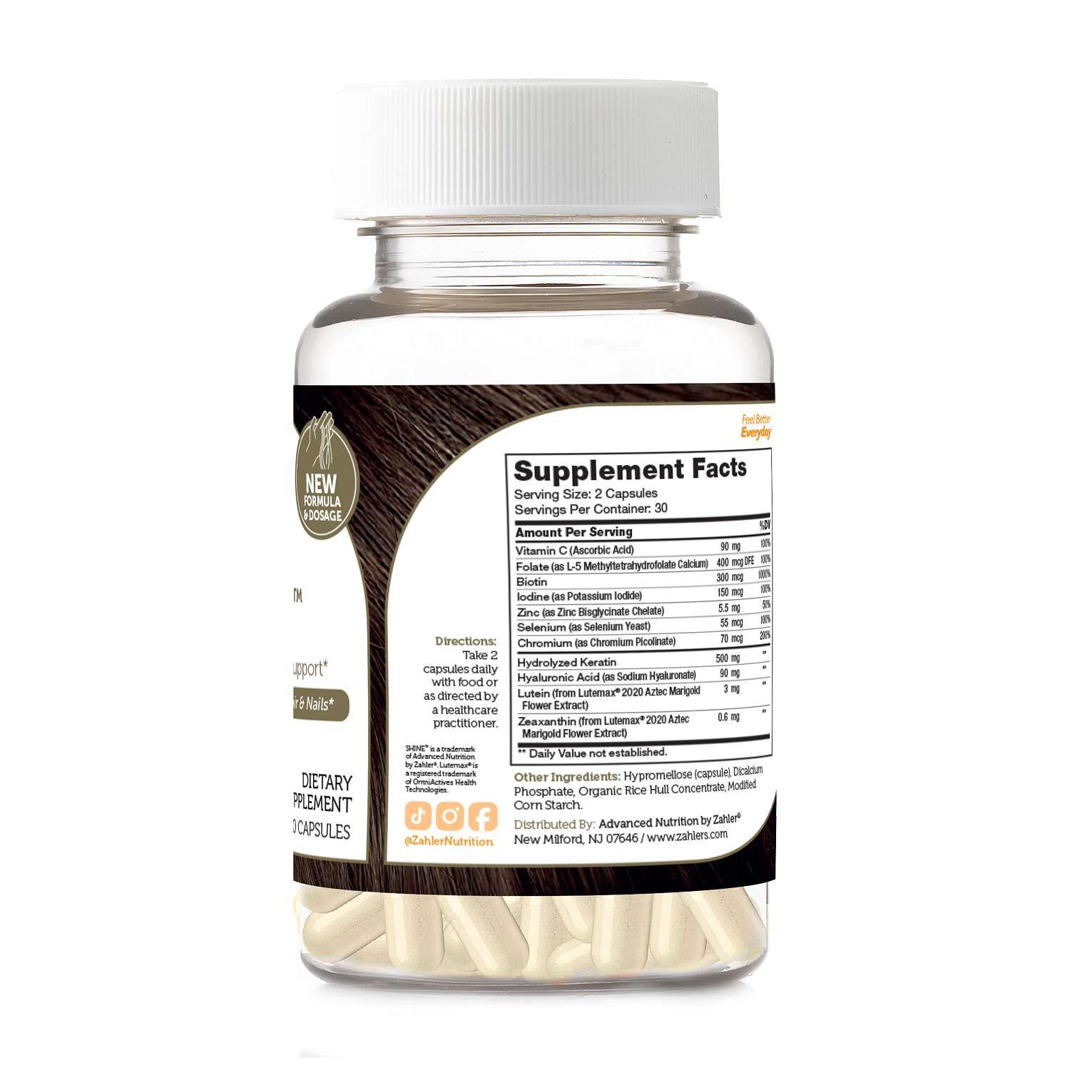 SHINE&trade; Advanced Skin, Hair and Nail Support - 60 Capsules (30 Servings)  | GNC