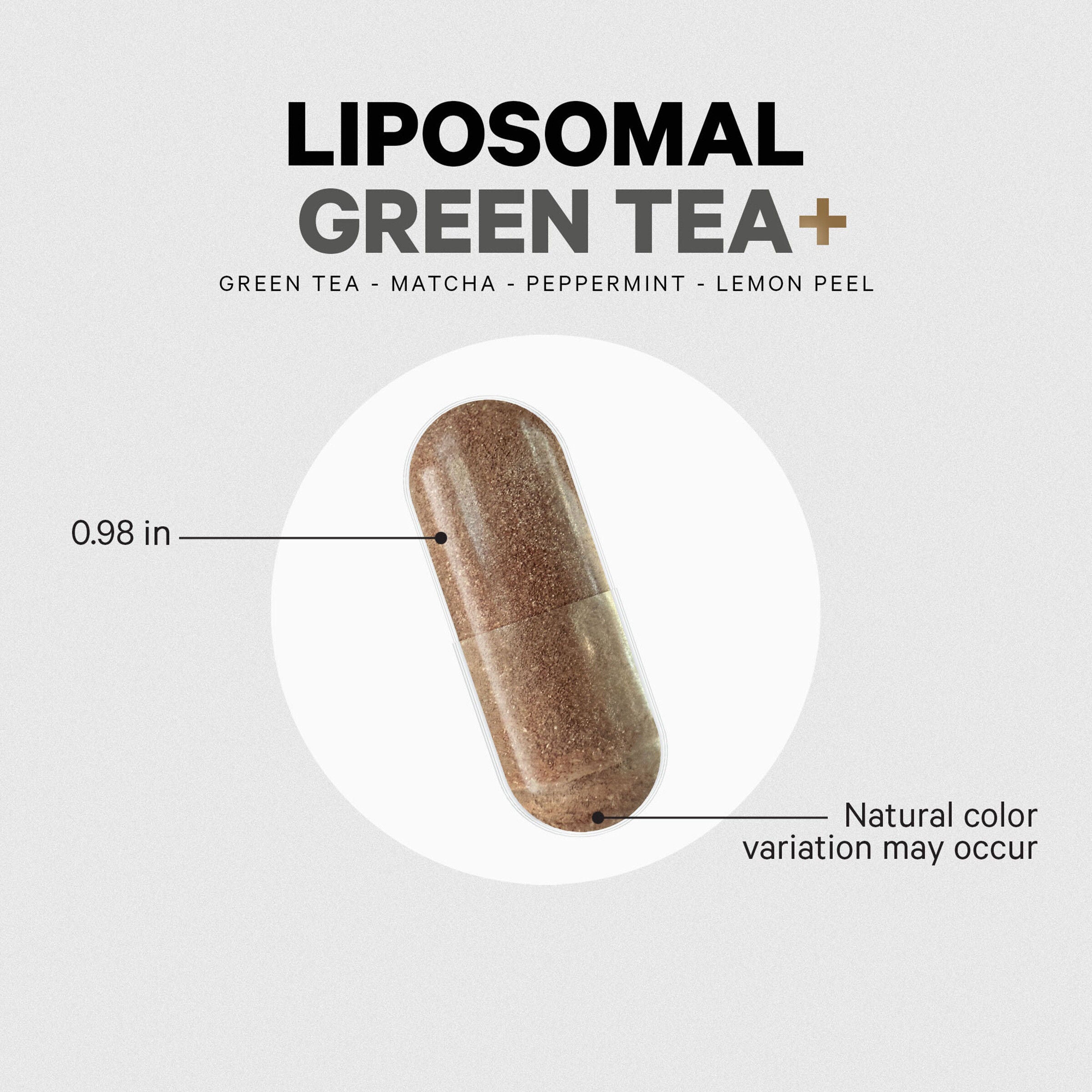 Liposomal Green Tea+ Trim &amp; Glow - 60 Vegetable Capsules (30 Servings)  | GNC