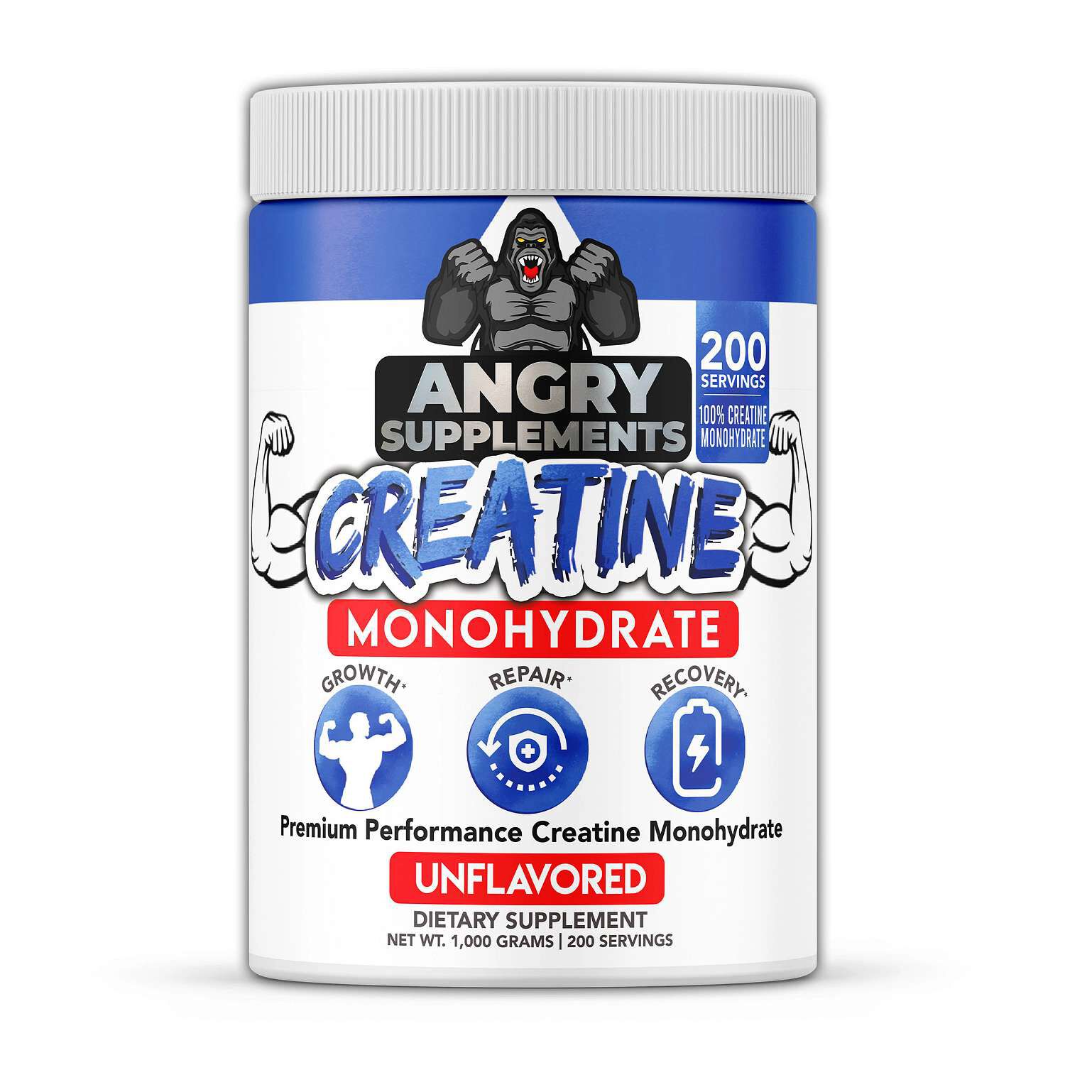 Creatine Monohydrate - Unflavored (200 Servings) | GNC