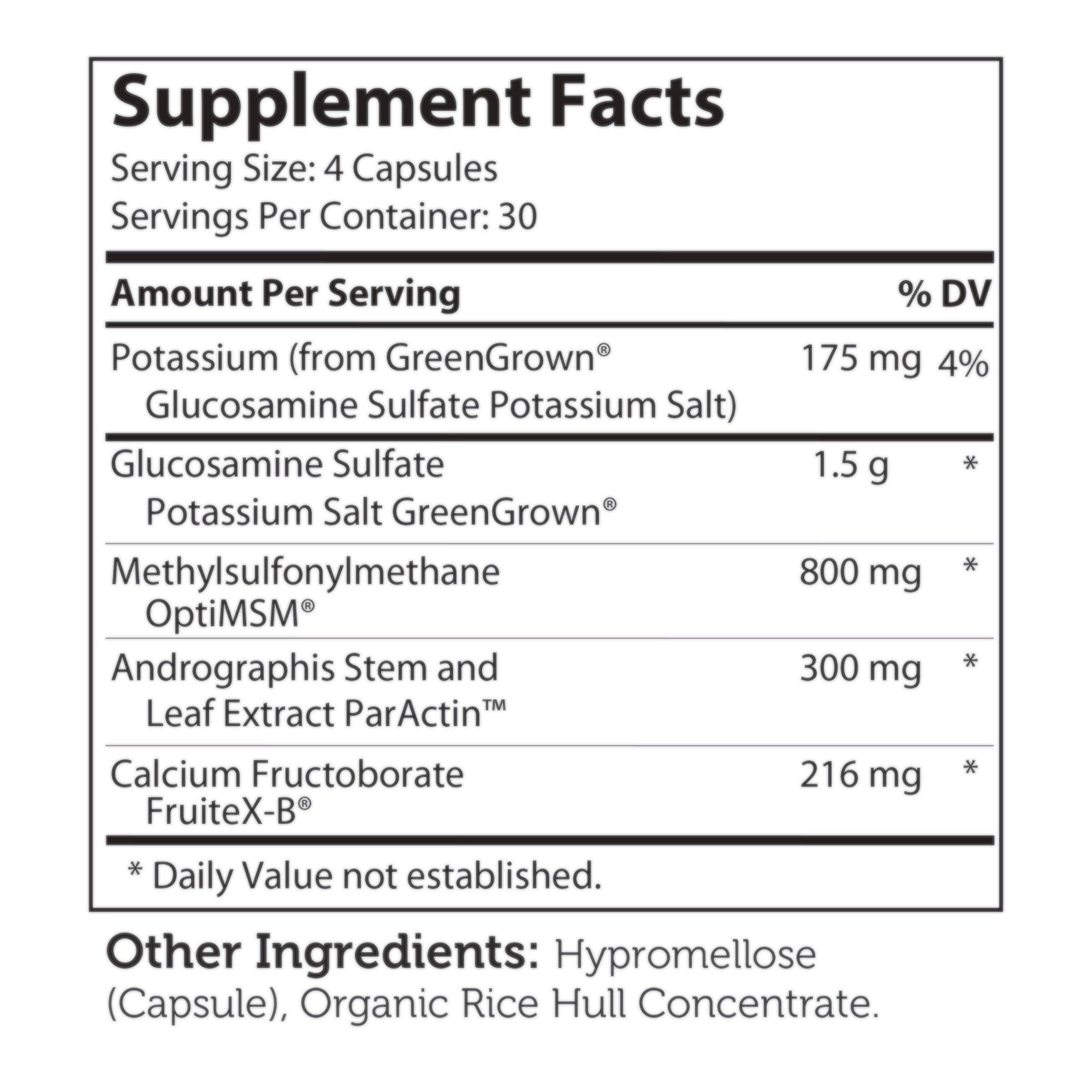 SynerG&trade; Advanced Glucosamine Sulfate - 120 Capsules (30 Servings)  | GNC