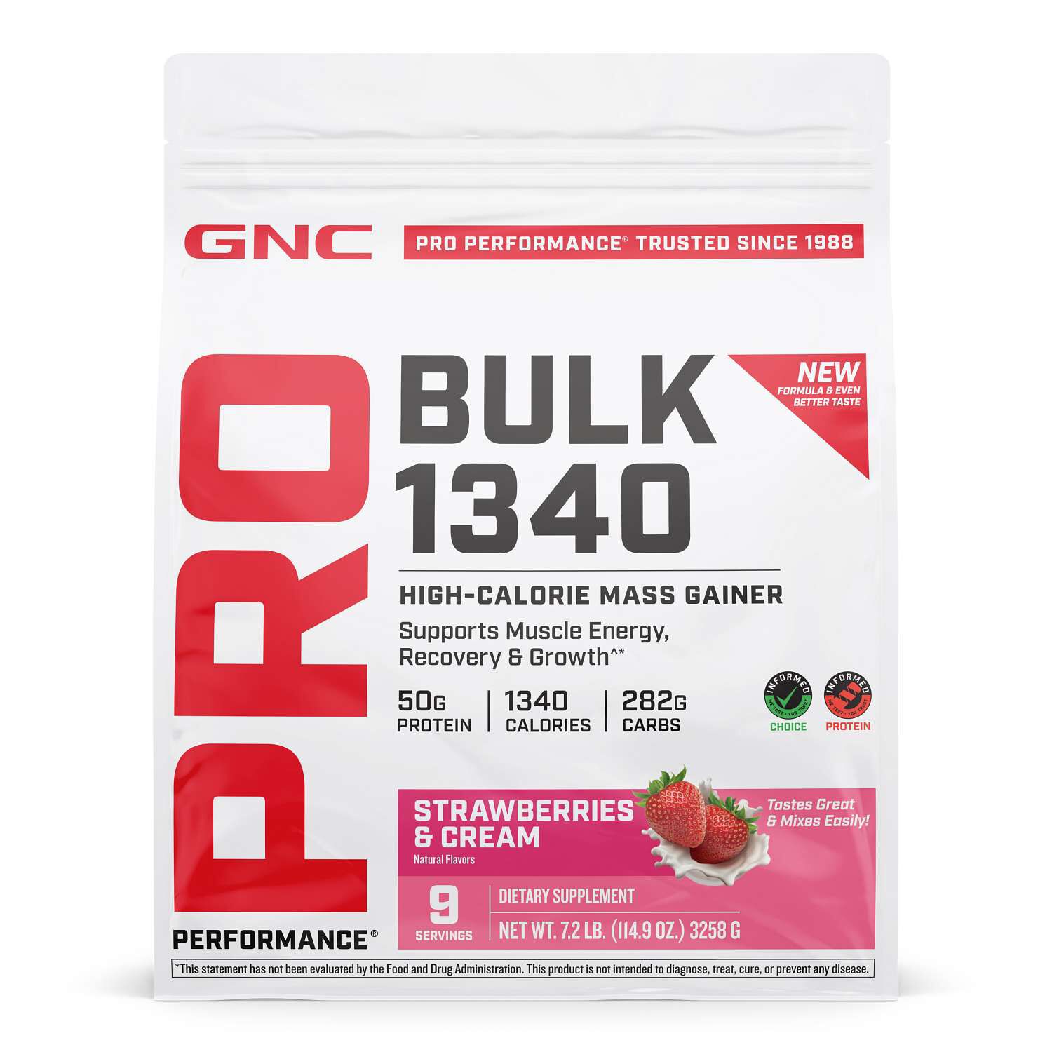 Bulk 1340 - Strawberries and Cream (9 Servings) Strawberries and Cream | GNC
