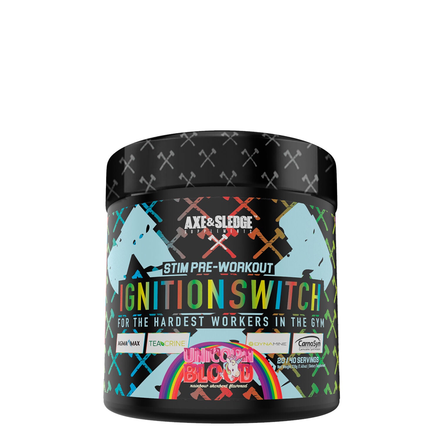 IGNITION SWITCH Stim PreWorkout Unicorn Blood GNC