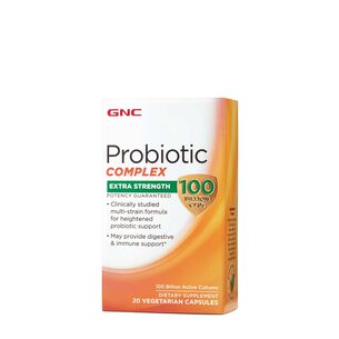 Probiotic Complex Extra Strength 100 Billion CFUs - 20 Capsules &#40;20 Servings&#41;  | GNC