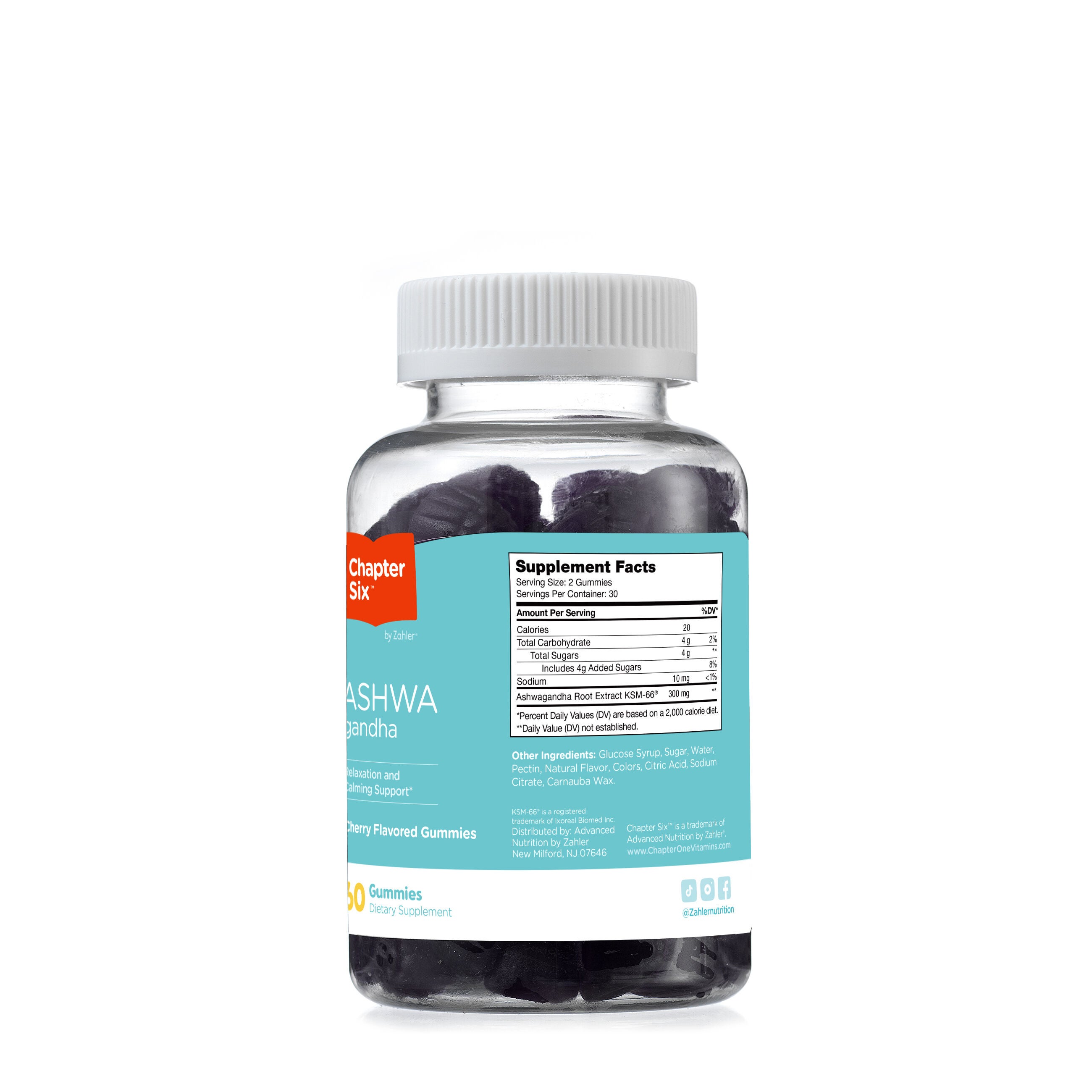 Ashwagandha Supplement - 60 Gummies (30 Servings)  | GNC