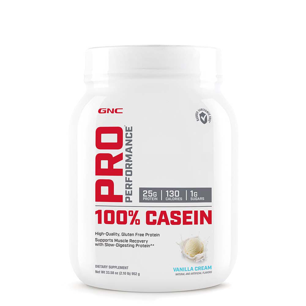 Gnc Pro Performance 100 Casein Protein Vanilla Cream Gnc
