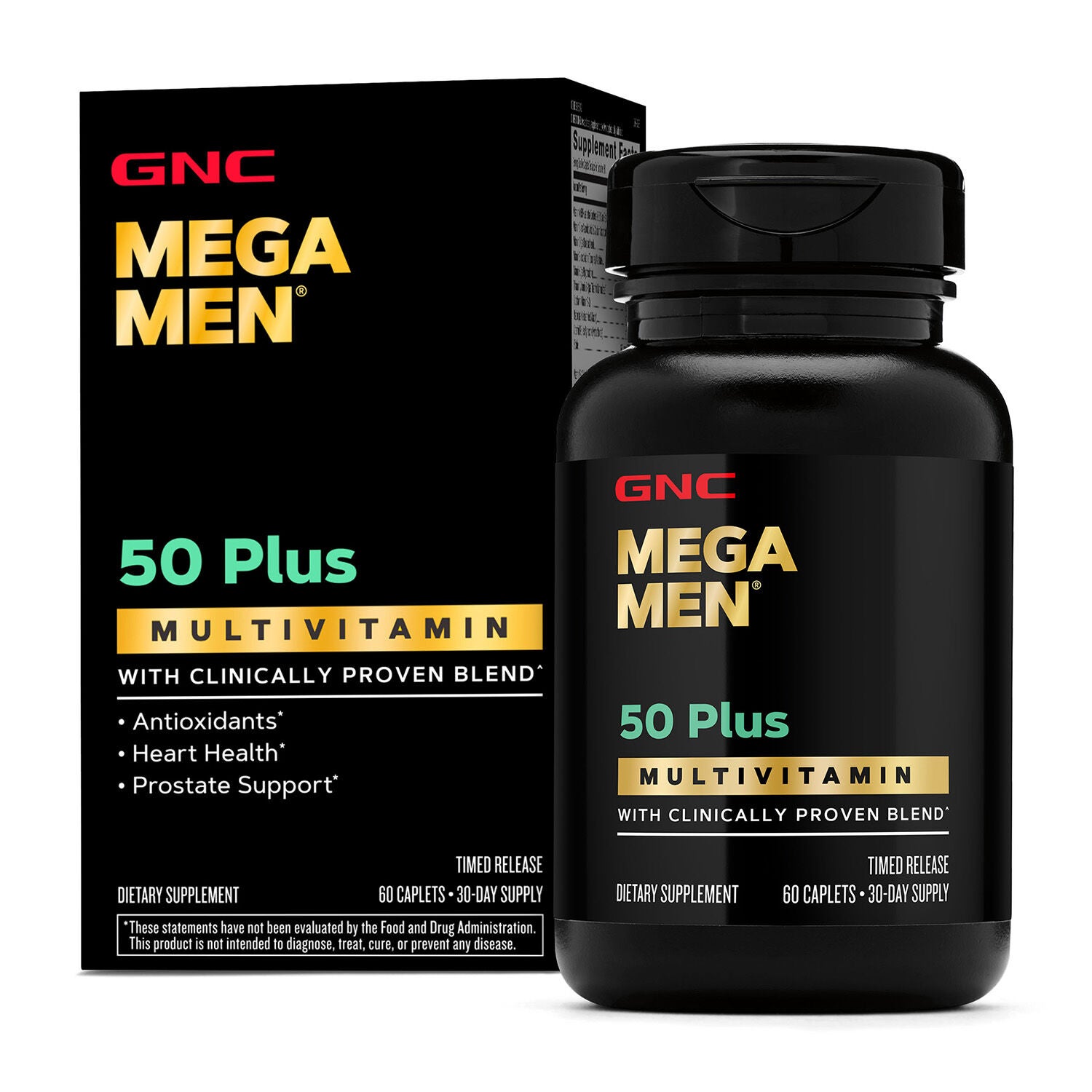50 Plus Multivitamin - 60 Caplets (30 Servings) | GNC
