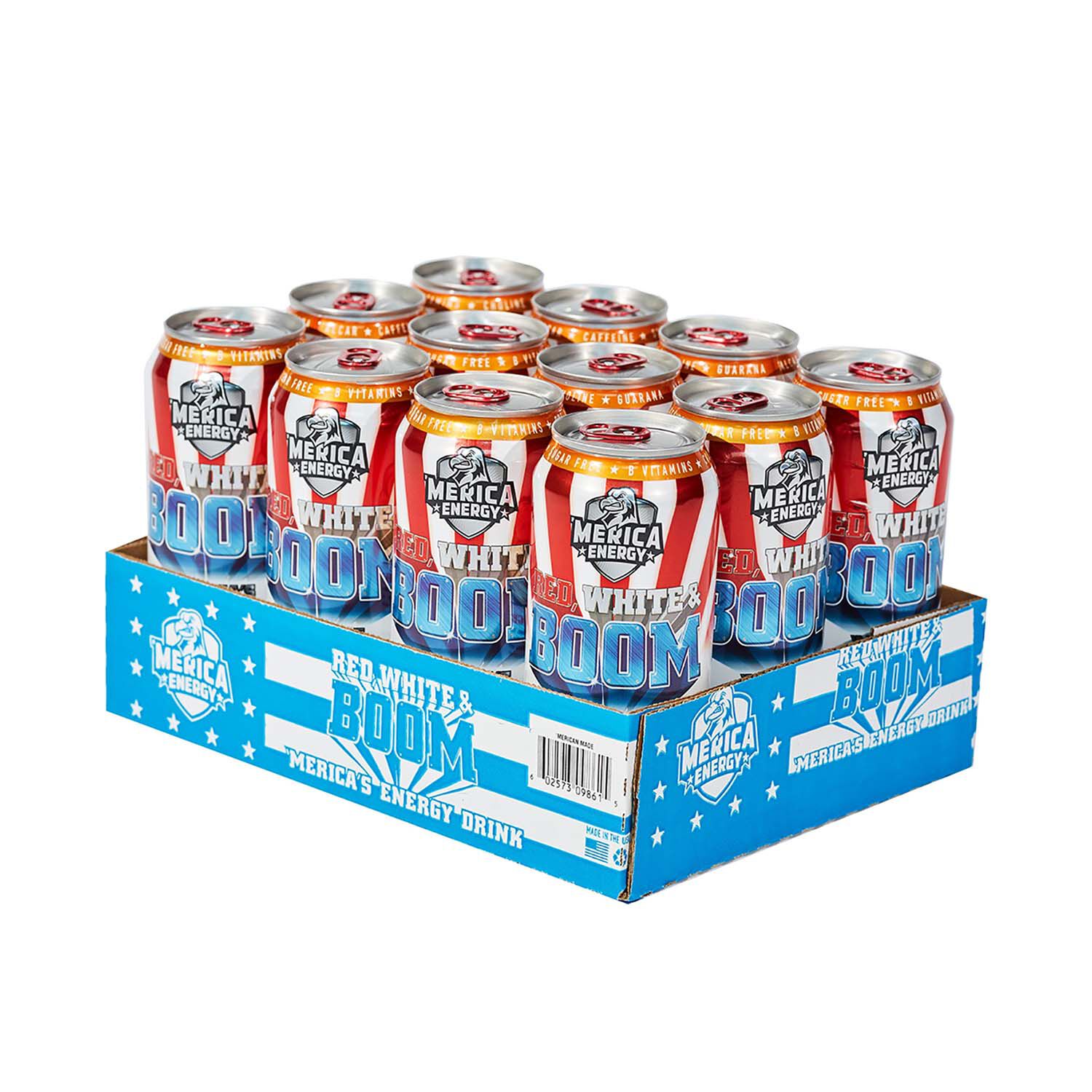 Merica Energy Red White And Boom Energy Drink Gnc