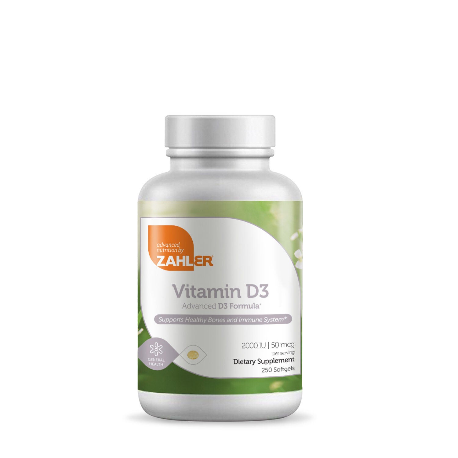Zahler Vitamin D3 2000 IU
