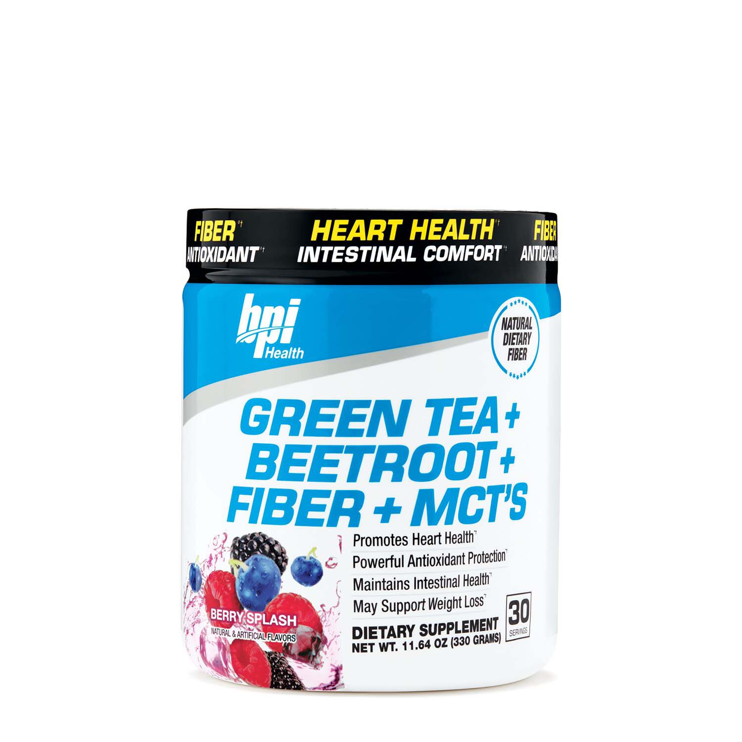 Green Tea + Beetroot + Fiber + MCT's Berry Splash Berry Splash GNC