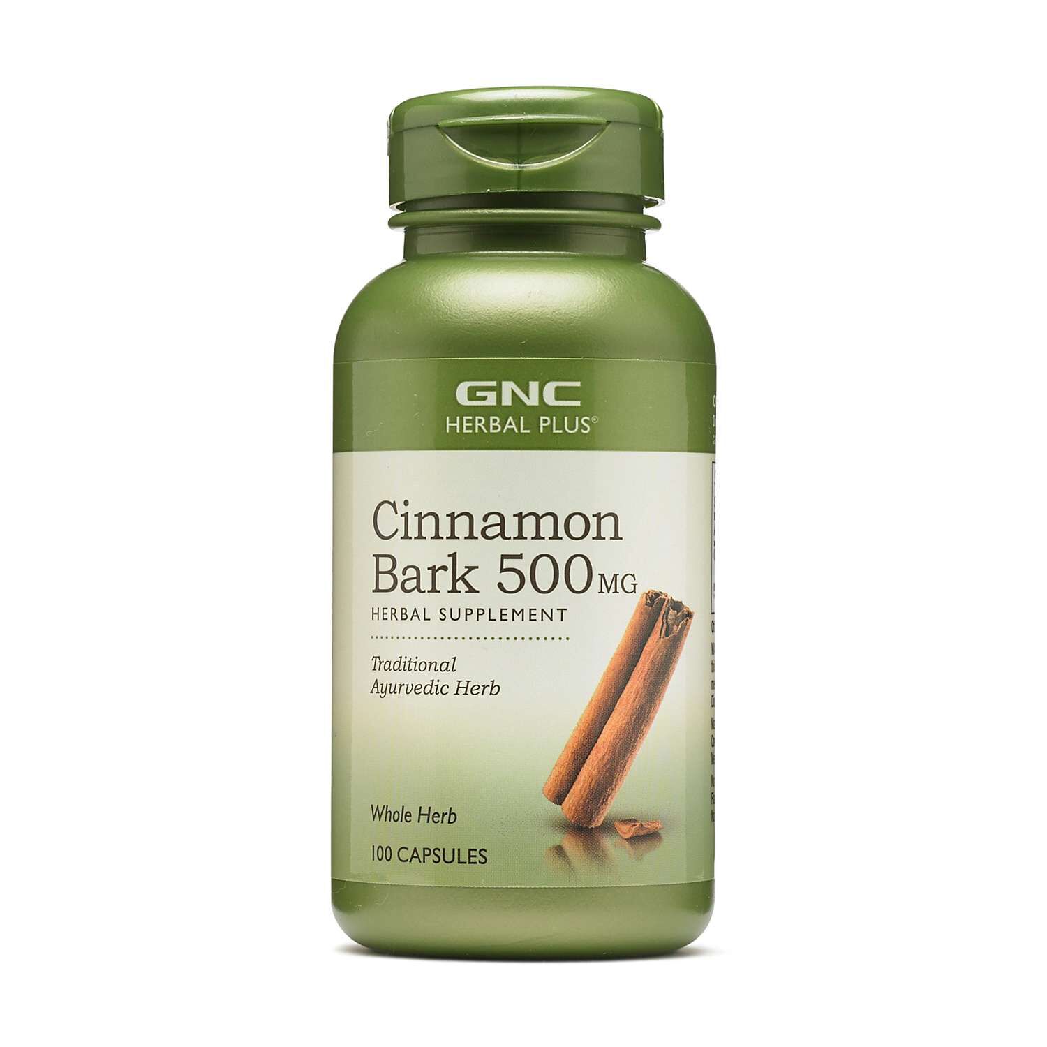 Cinnamon Bark 500 mg - 100 Capsules (100 Servings)