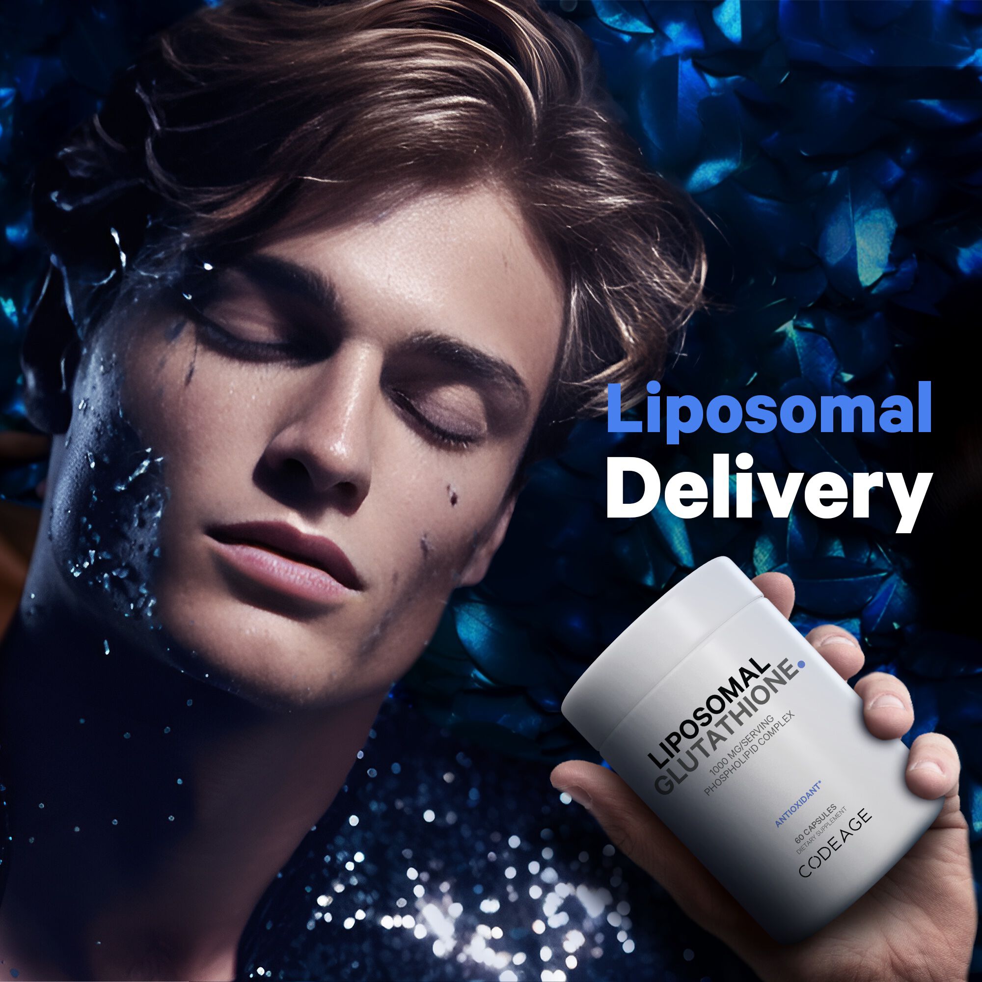 Liposomal Glutathione 1,000 MG - 60 Capsules (30 Servings)  | GNC