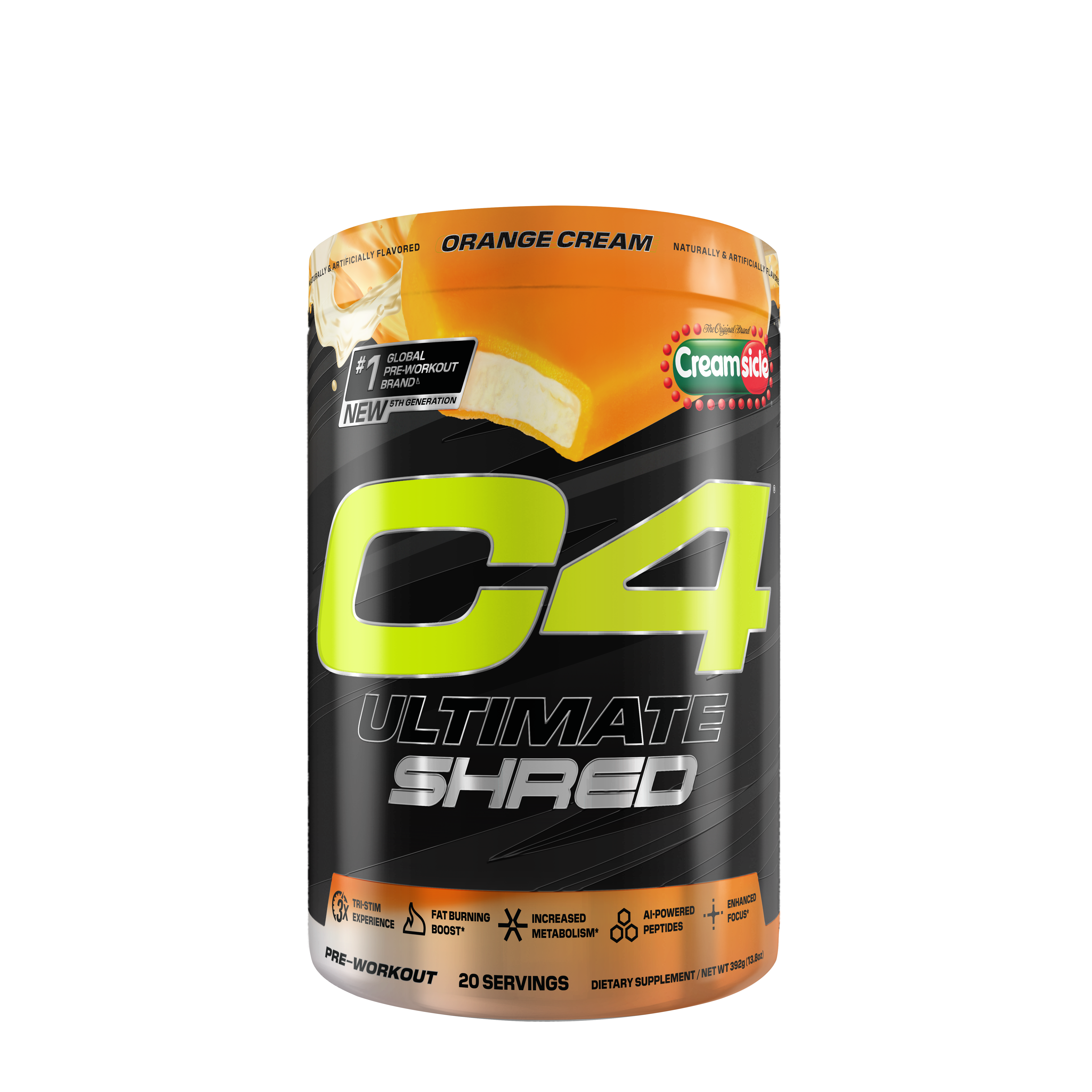 Cellucor C4 Ultimate Shred Pre-Workout - Orange Cream (20 Servings)