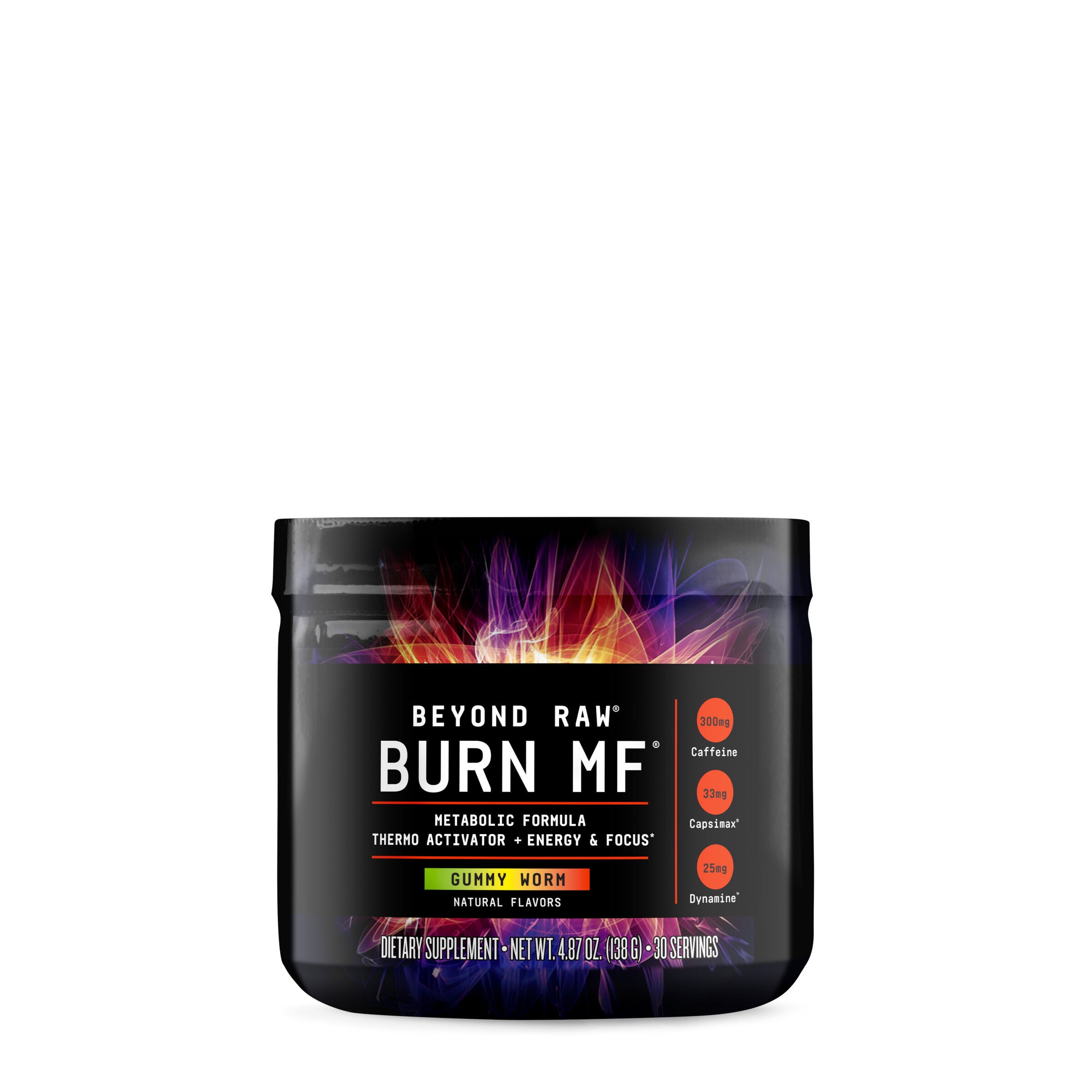 Burn MF&trade; Metabolic Activator - Gummy Worm - 4.87 oz. (30 Servings) Gummy Worm | GNC
