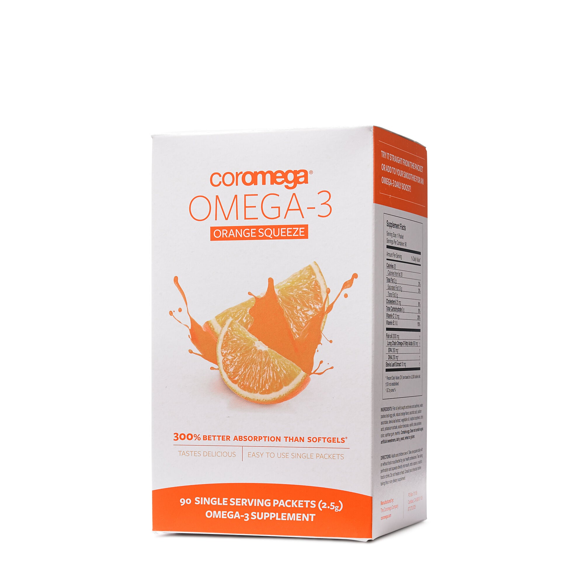 Coromega Omega 3 Supplement- Orange | GNC