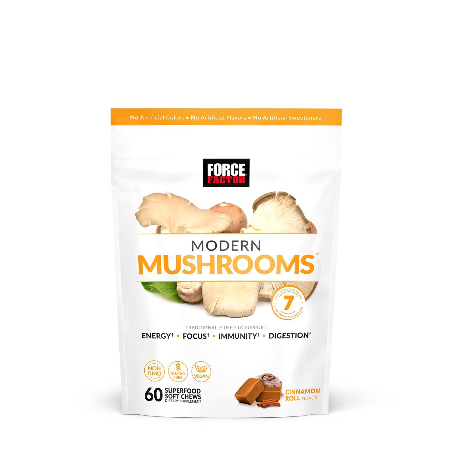 Modern Mushrooms Cinnamon Roll - 60 Soft Chews &#40;30 Servings&#41;  | GNC
